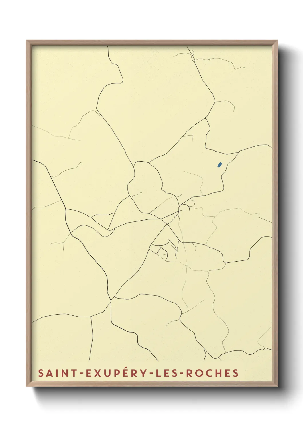Un poster carteSaint-Exupéry-les-Roches