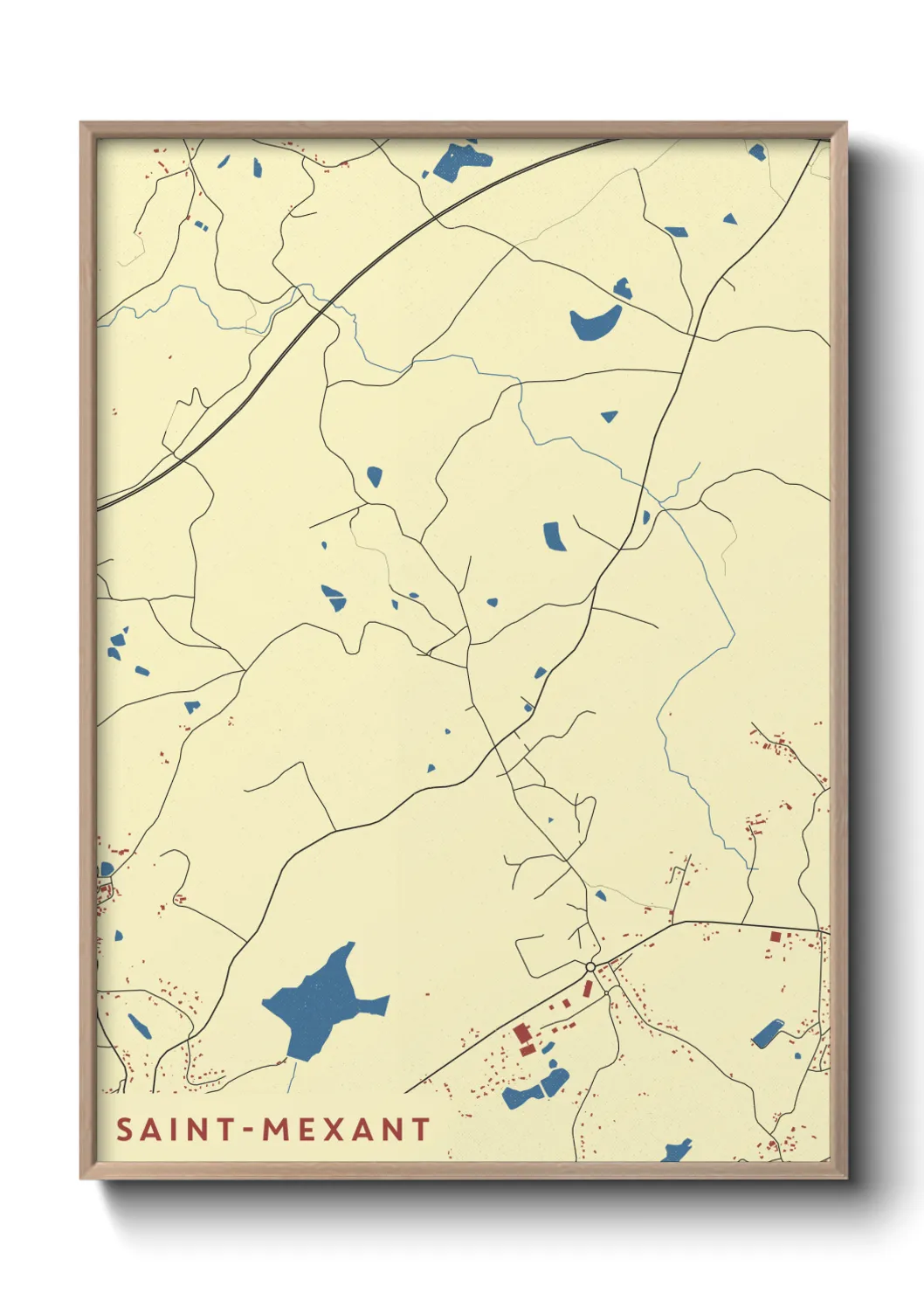 Un poster carteSaint-Mexant