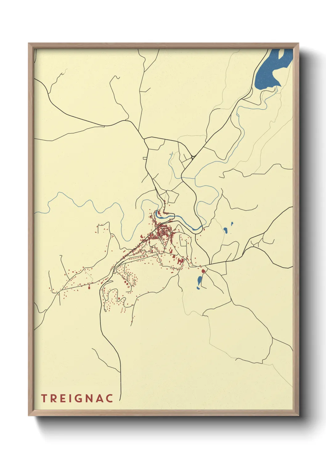 Un poster carteTreignac