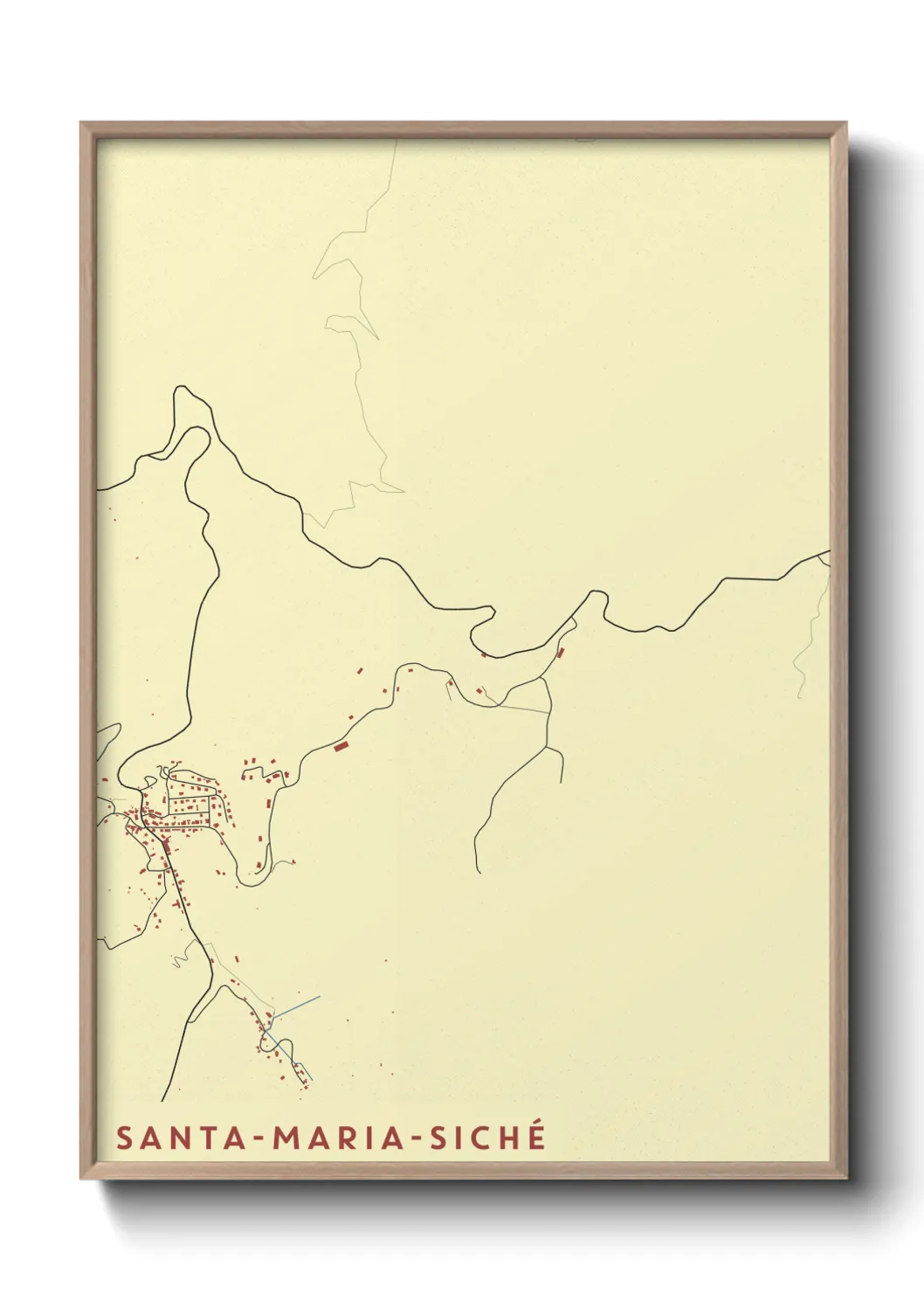 Un poster carteSanta-Maria-Siché