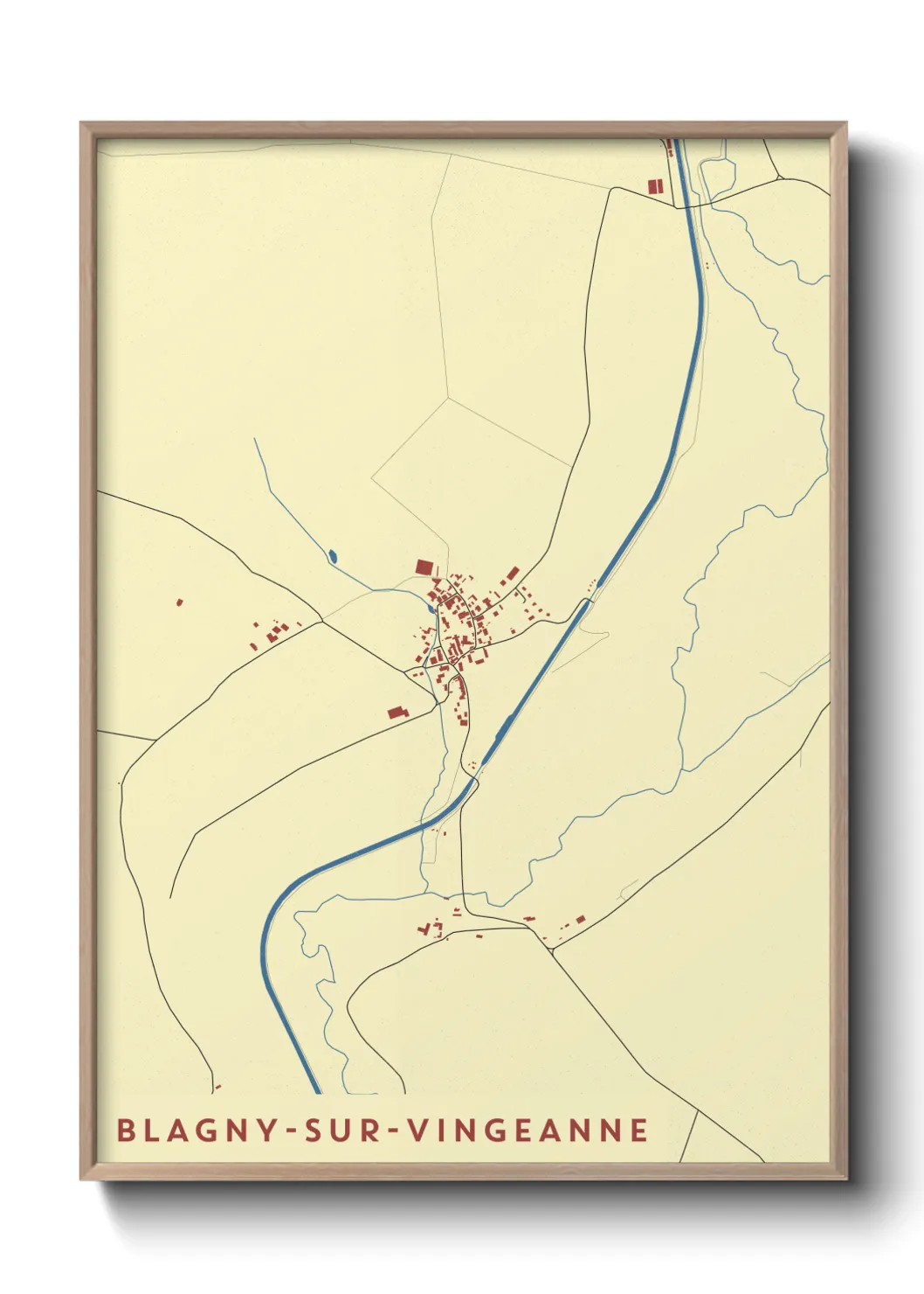 Un poster carteBlagny-sur-Vingeanne