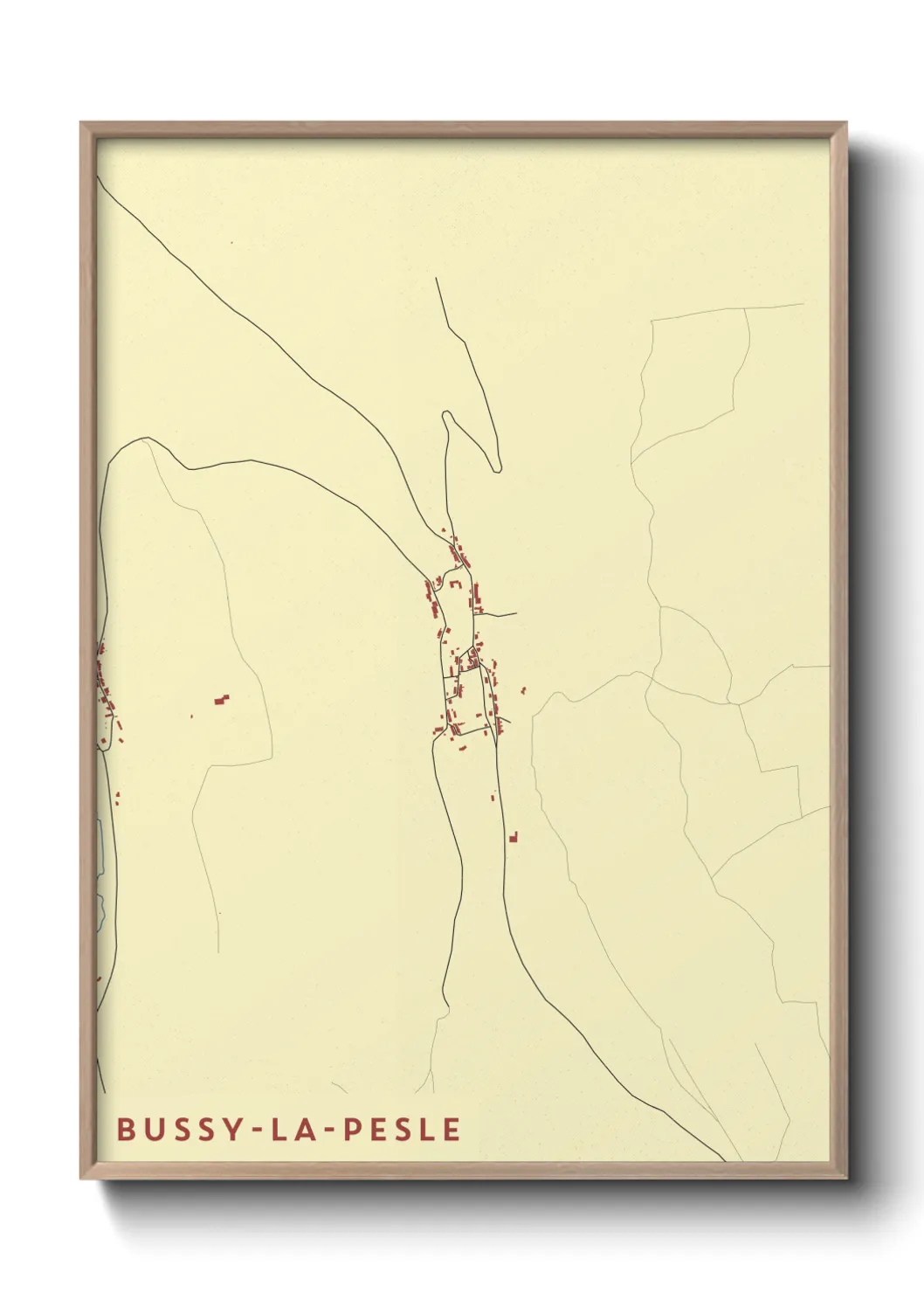 Un poster carteBussy-la-Pesle