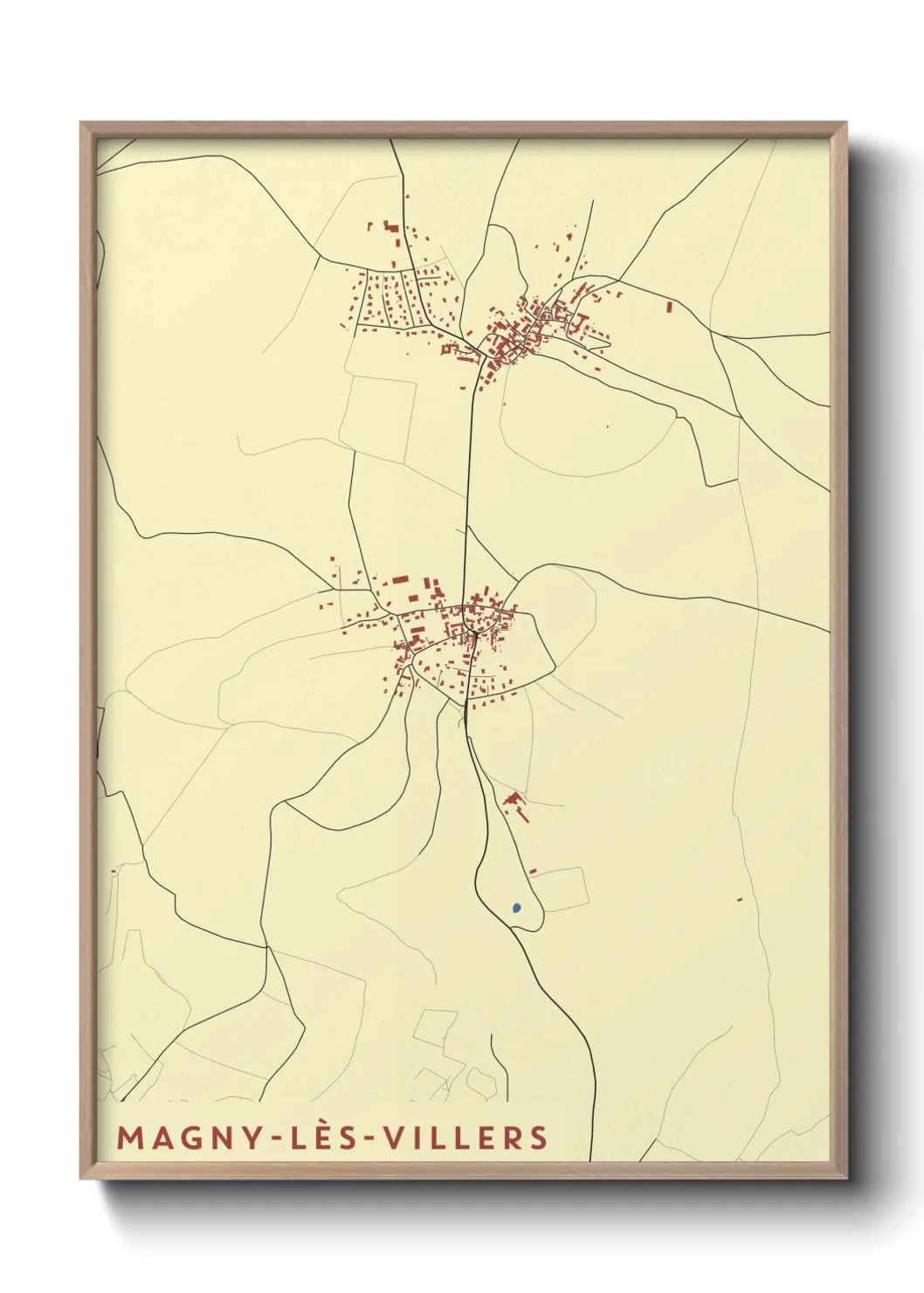 Un poster carteMagny-lès-Villers