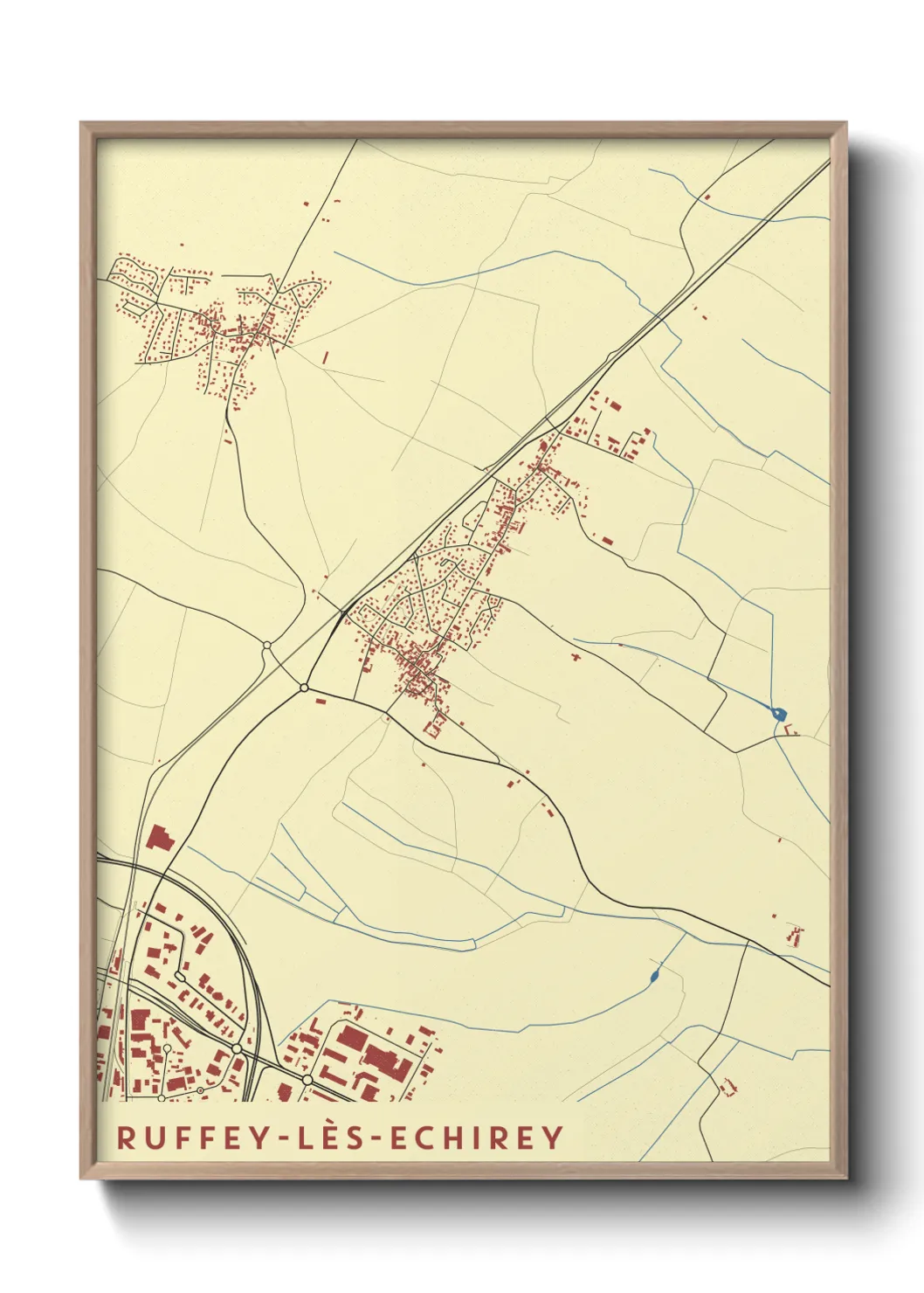Un poster carteRuffey-lès-Echirey