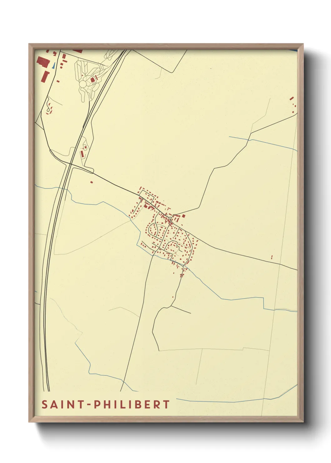 Un poster carteSaint-Philibert