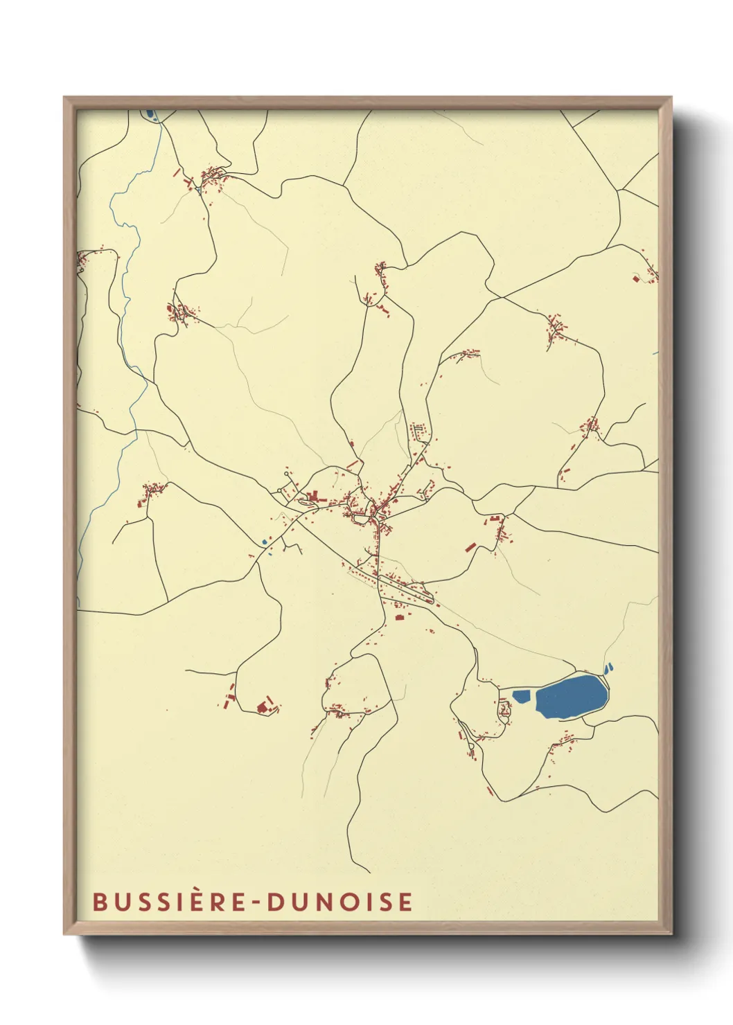 Un poster carteBussière-Dunoise