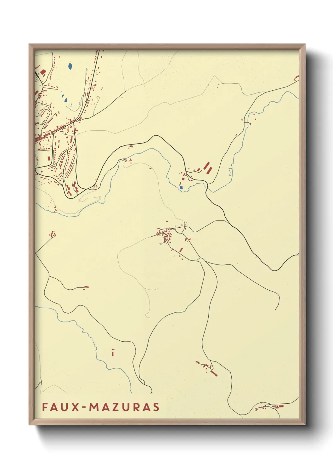 Un poster carteFaux-Mazuras