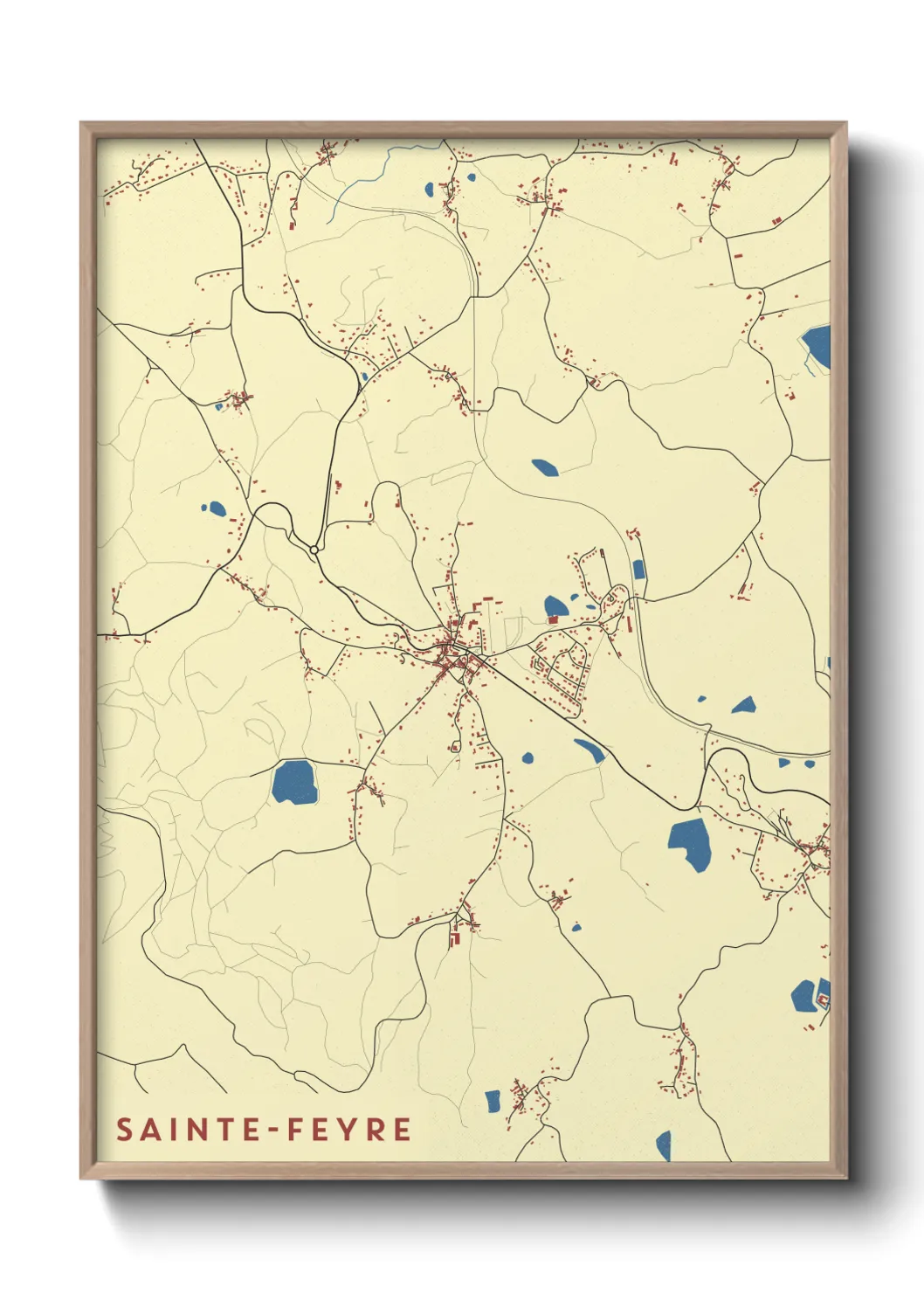 Un poster carteSainte-Feyre