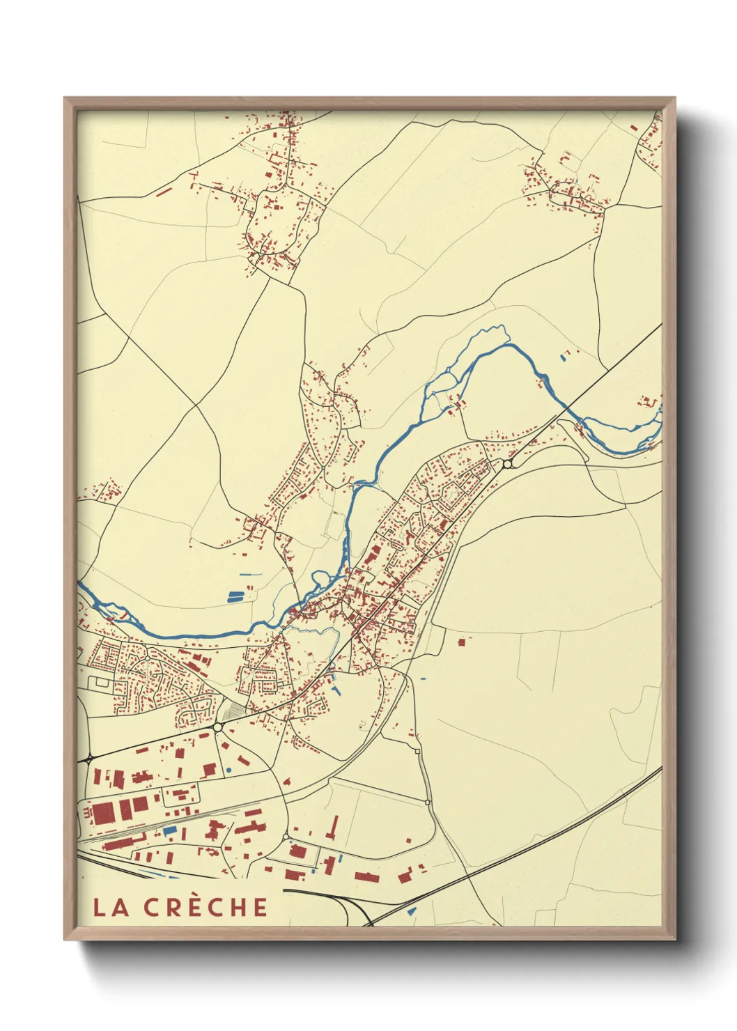 Un poster carteLa Crèche