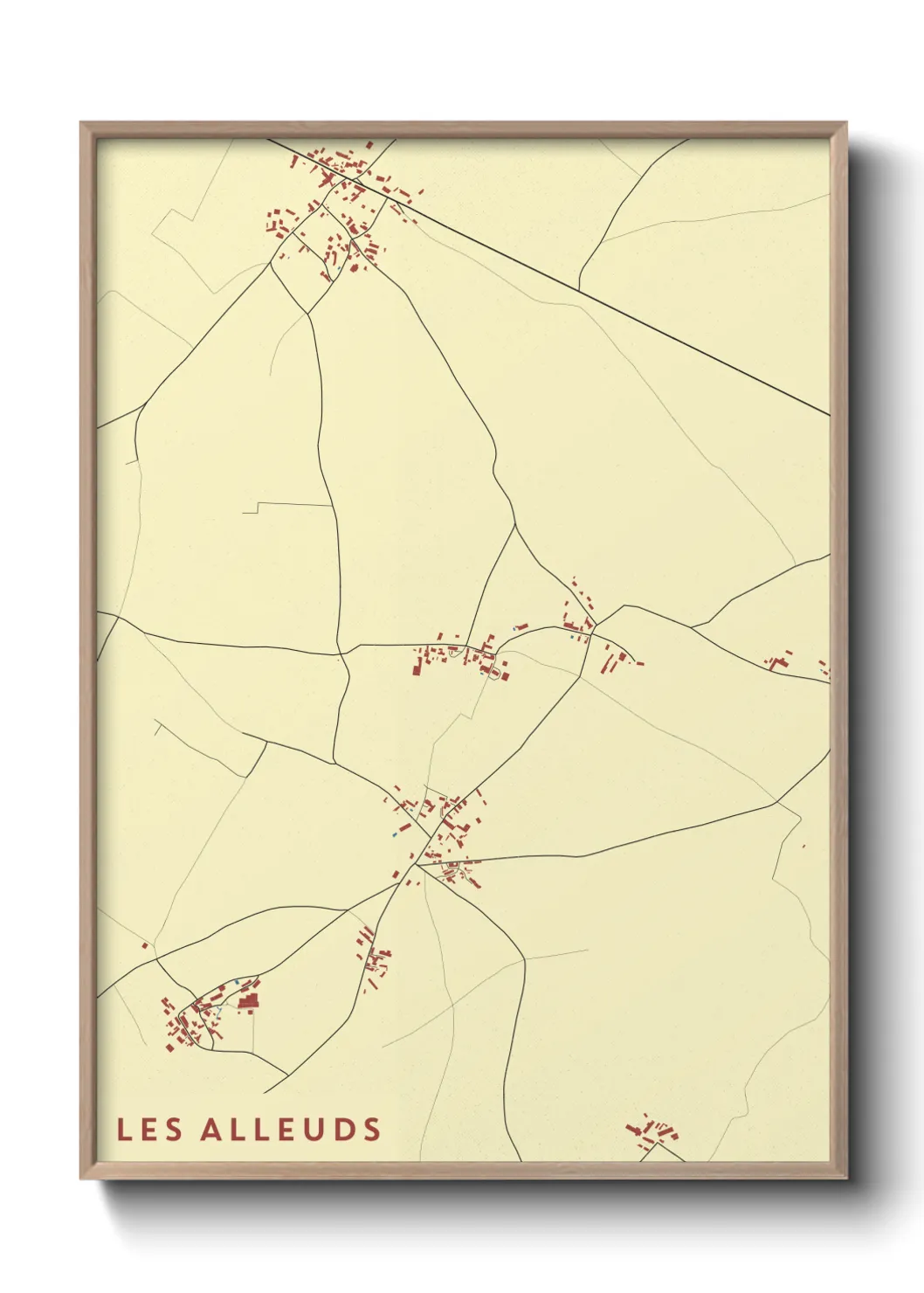 Un poster carteLes Alleuds