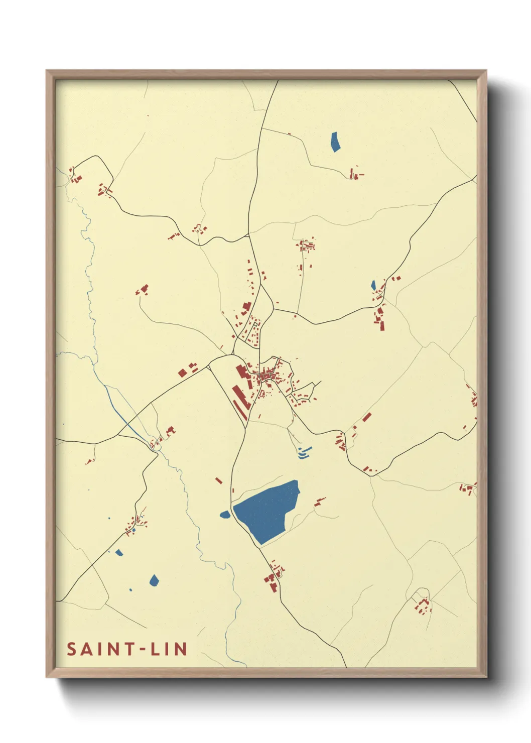 Un poster carteSaint-Lin
