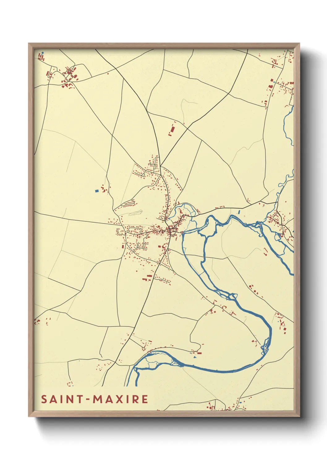 Un poster carteSaint-Maxire