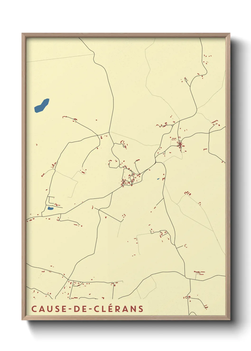Un poster carteCause-de-Clérans