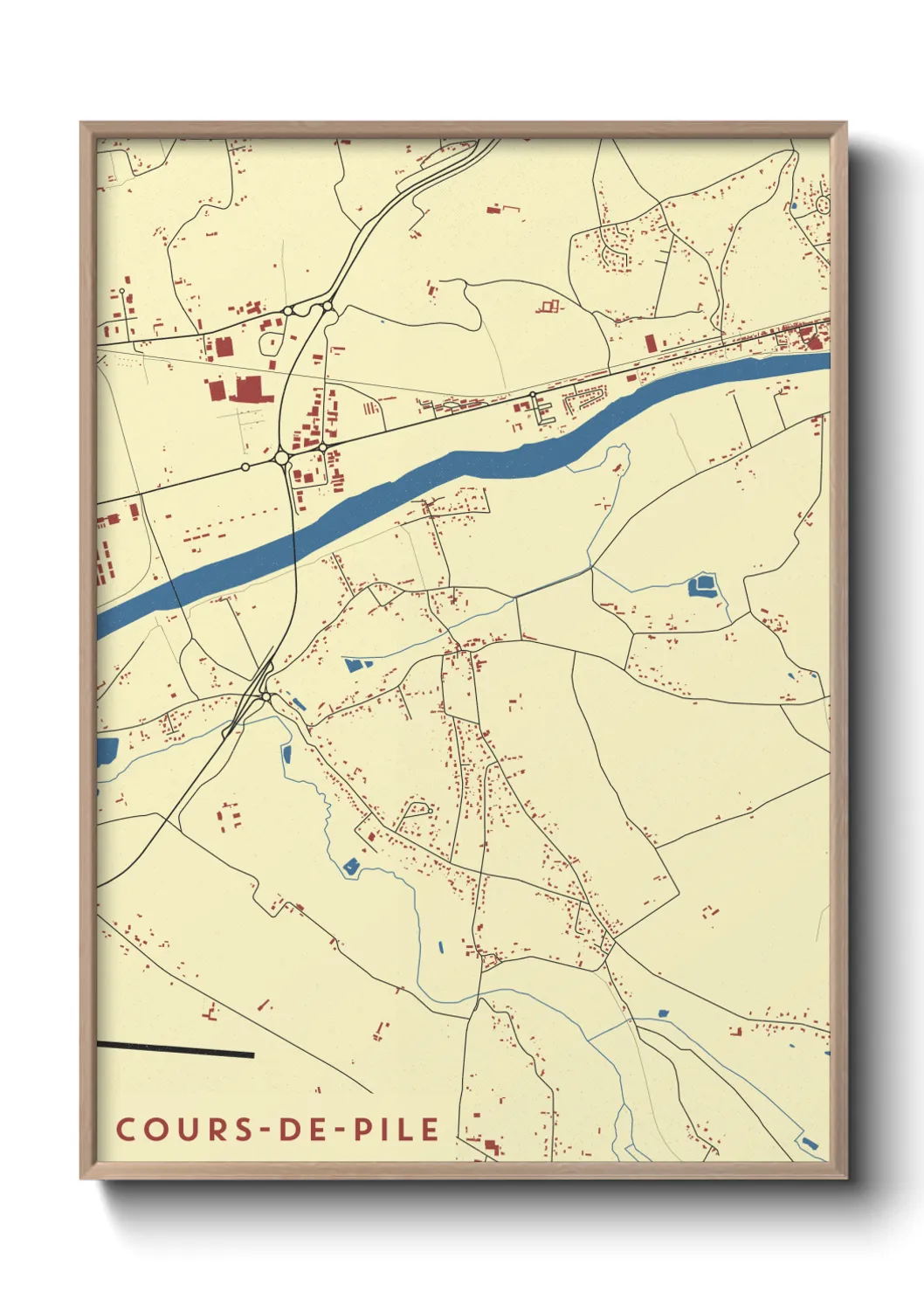 Un poster carteCours-de-Pile