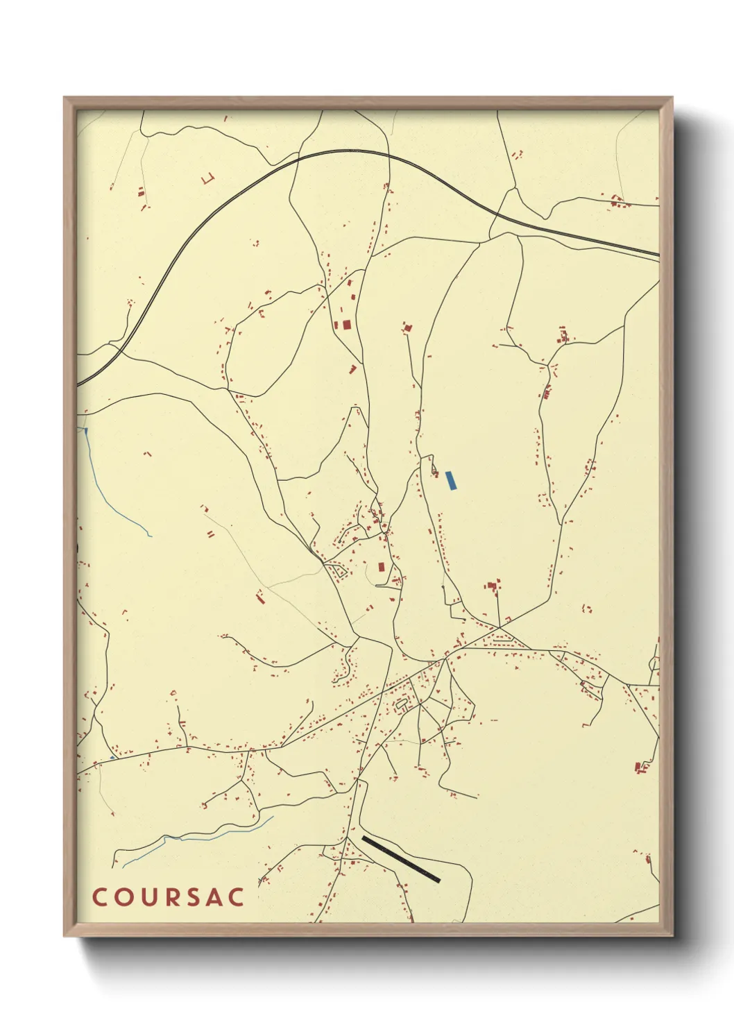 Un poster carteCoursac