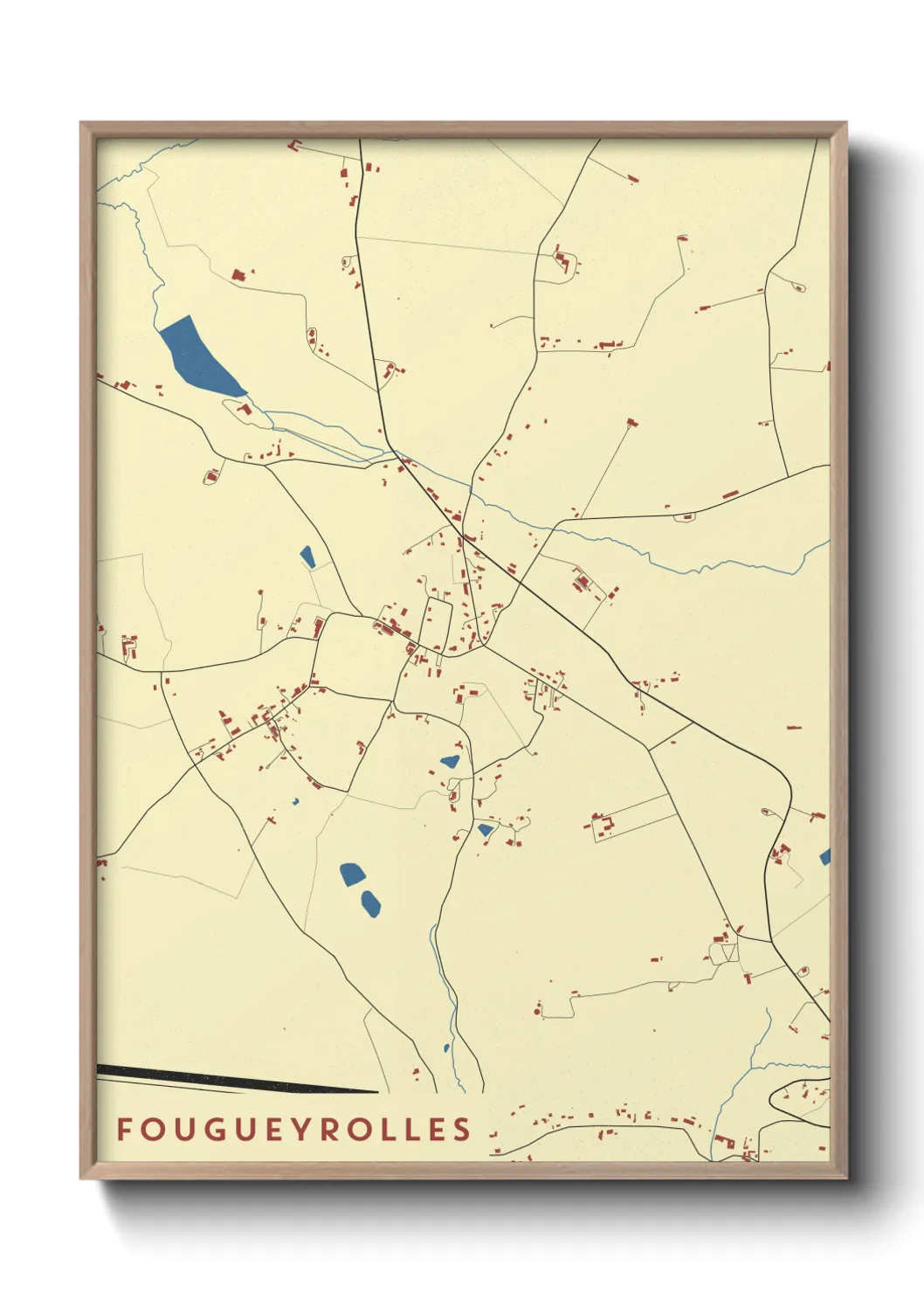 Un poster carteFougueyrolles