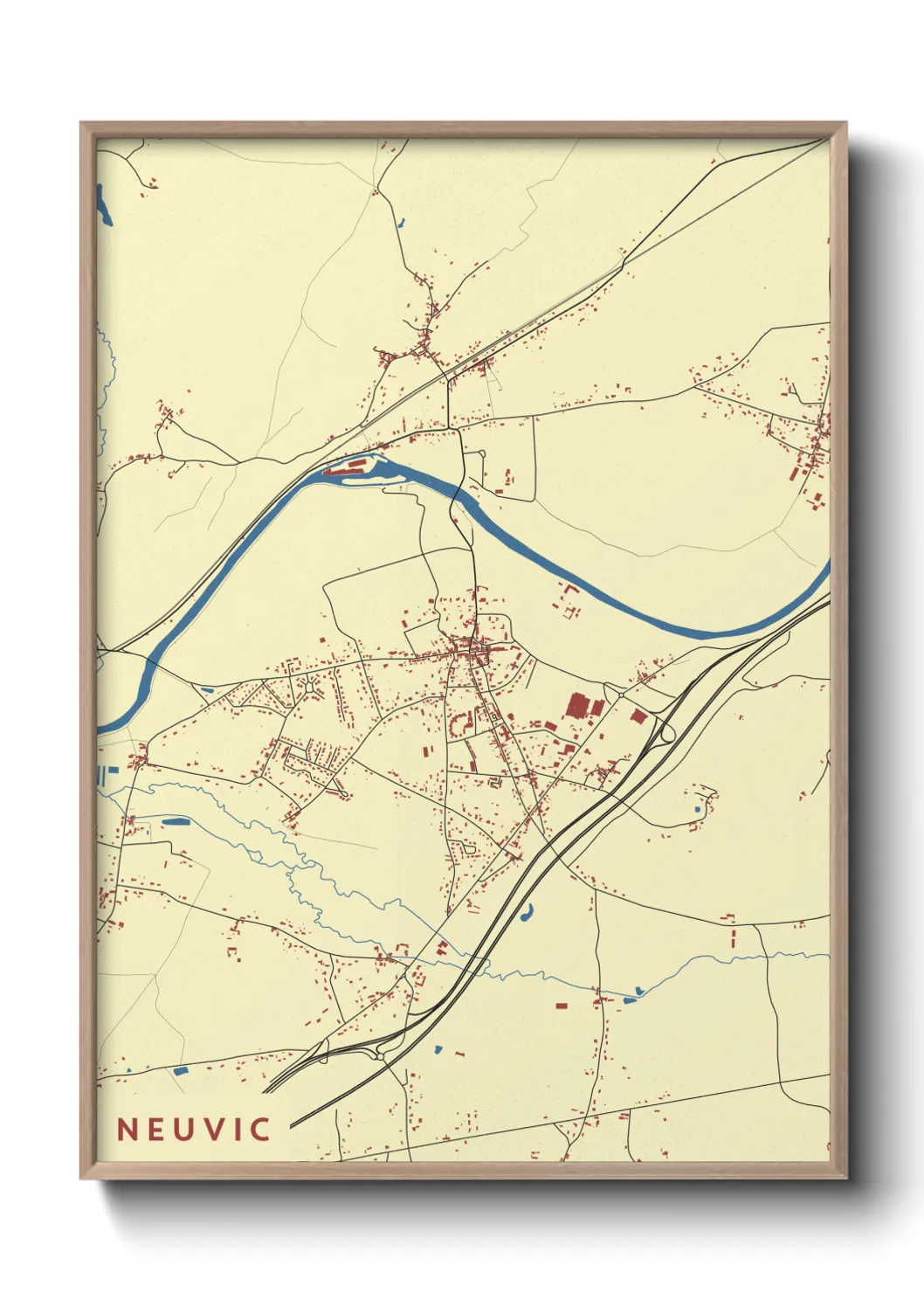 Un poster carteNeuvic