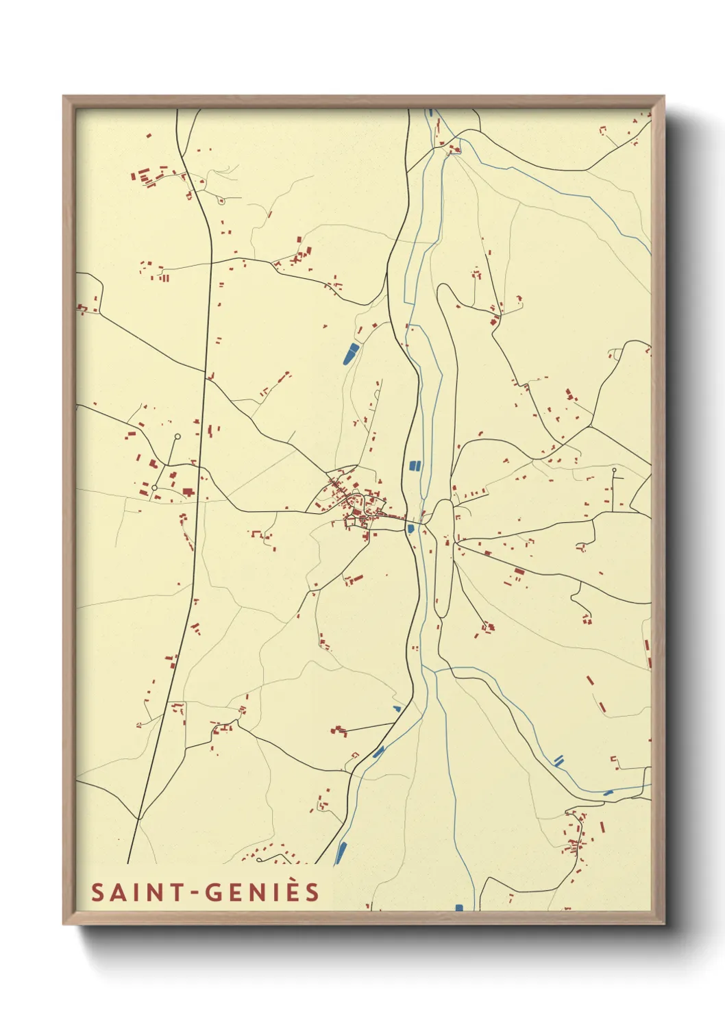 Un poster carteSaint-Geniès