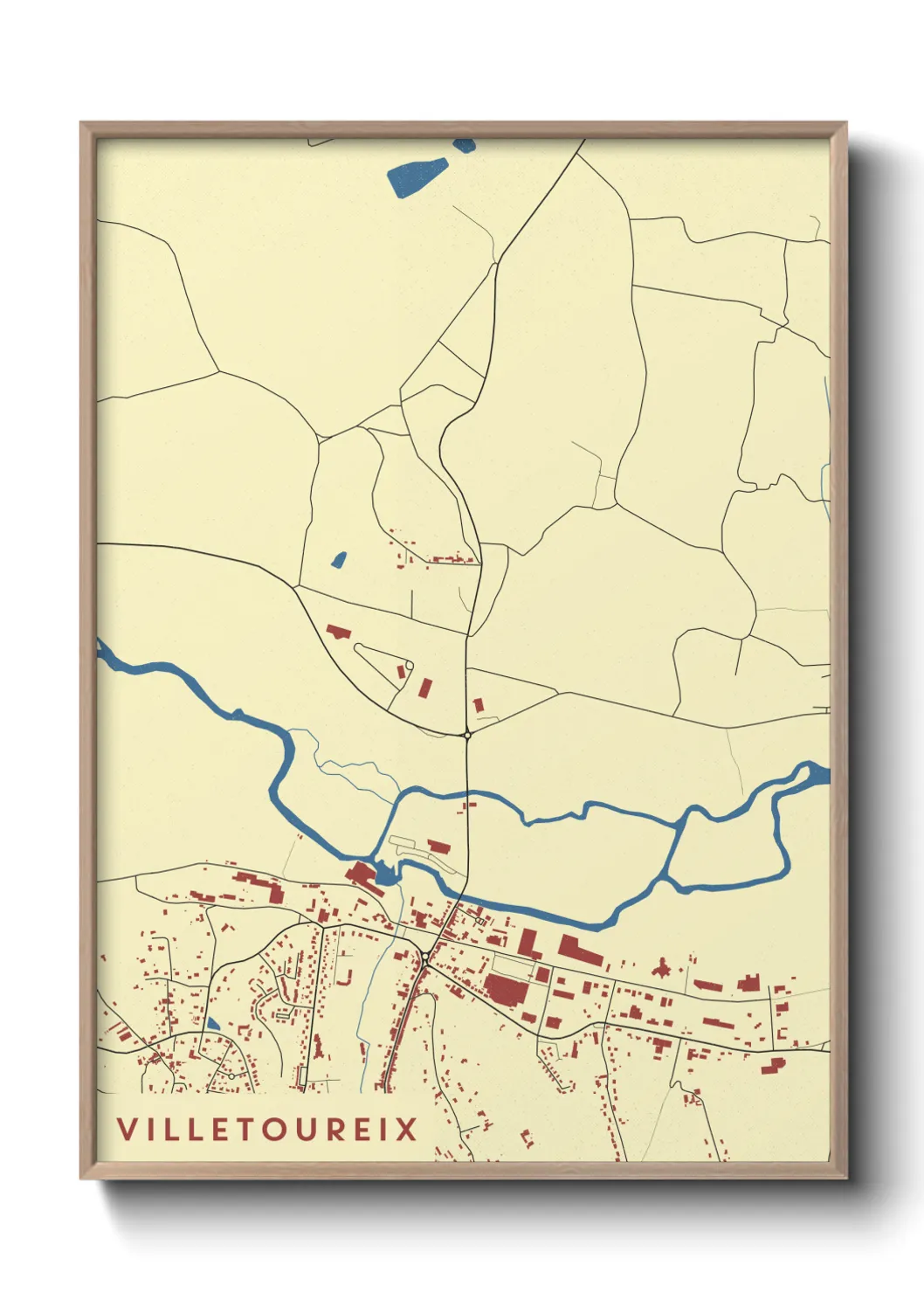 Un poster carteVilletoureix