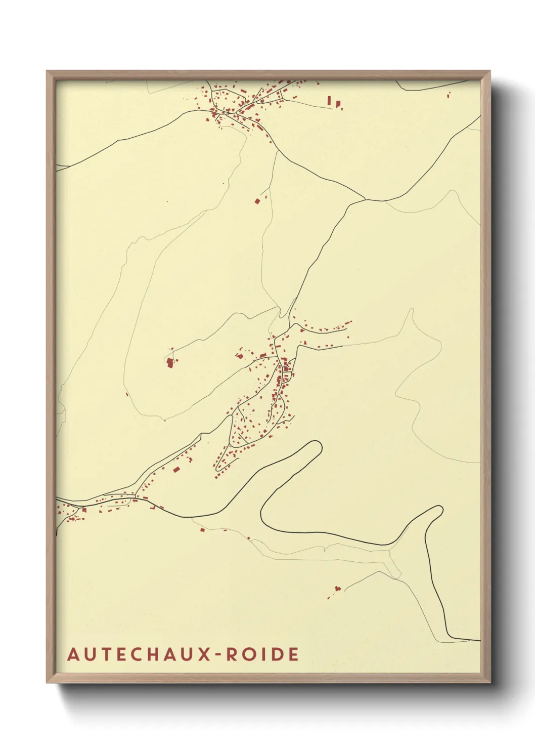 Un poster carteAutechaux-Roide