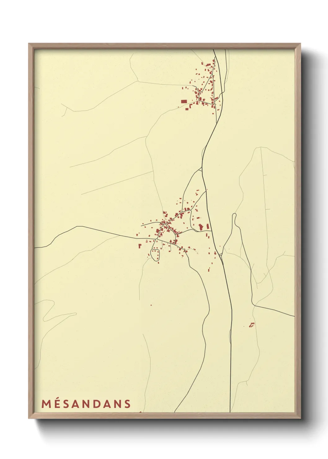 Un poster carteMésandans