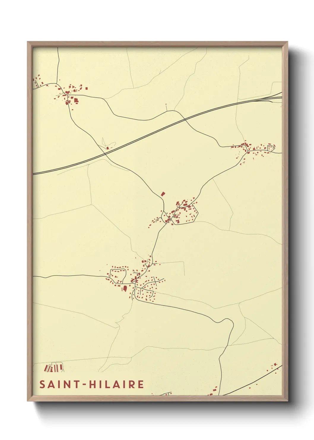 Un poster carteSaint-Hilaire