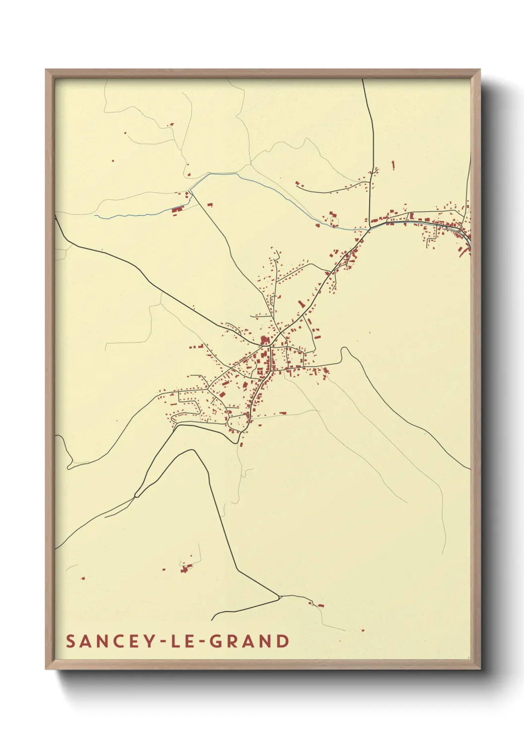 Un poster carteSancey-le-Grand