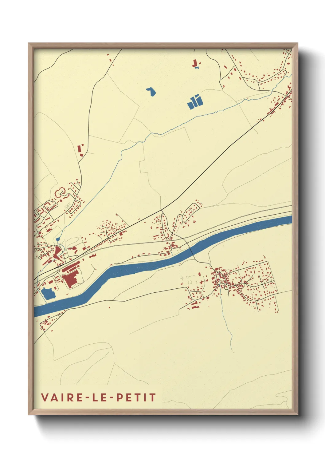 Un poster carteVaire-le-Petit