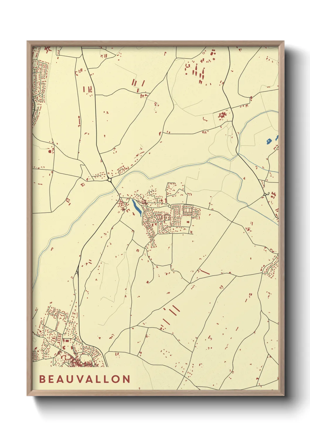 Un poster carteBeauvallon