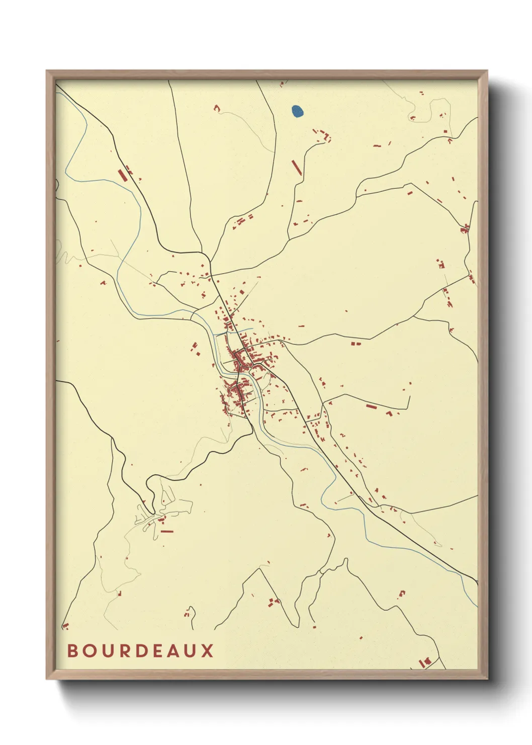 Un poster carteBourdeaux