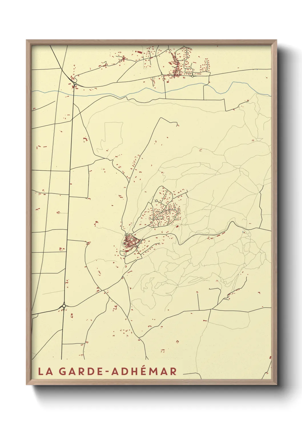 Un poster carteLa Garde-Adhémar