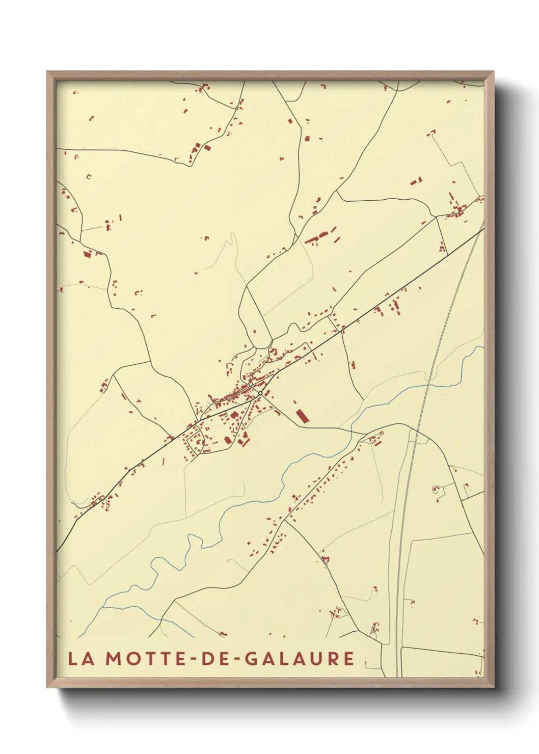 Un poster carteLa Motte-de-Galaure