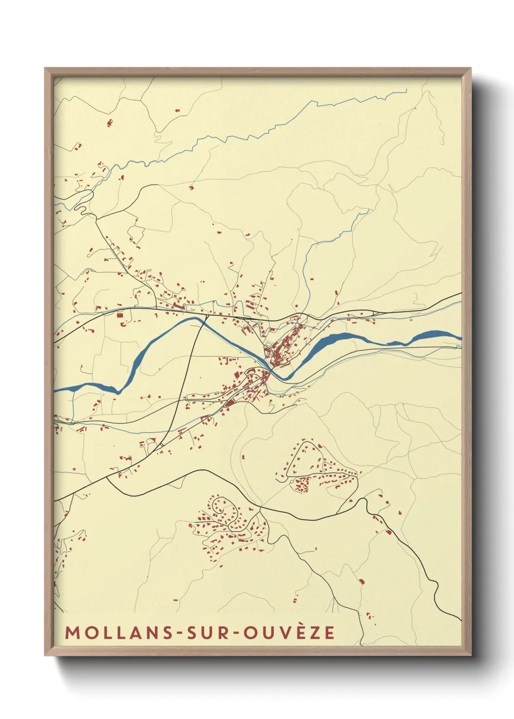 Un poster carteMollans-sur-Ouvèze