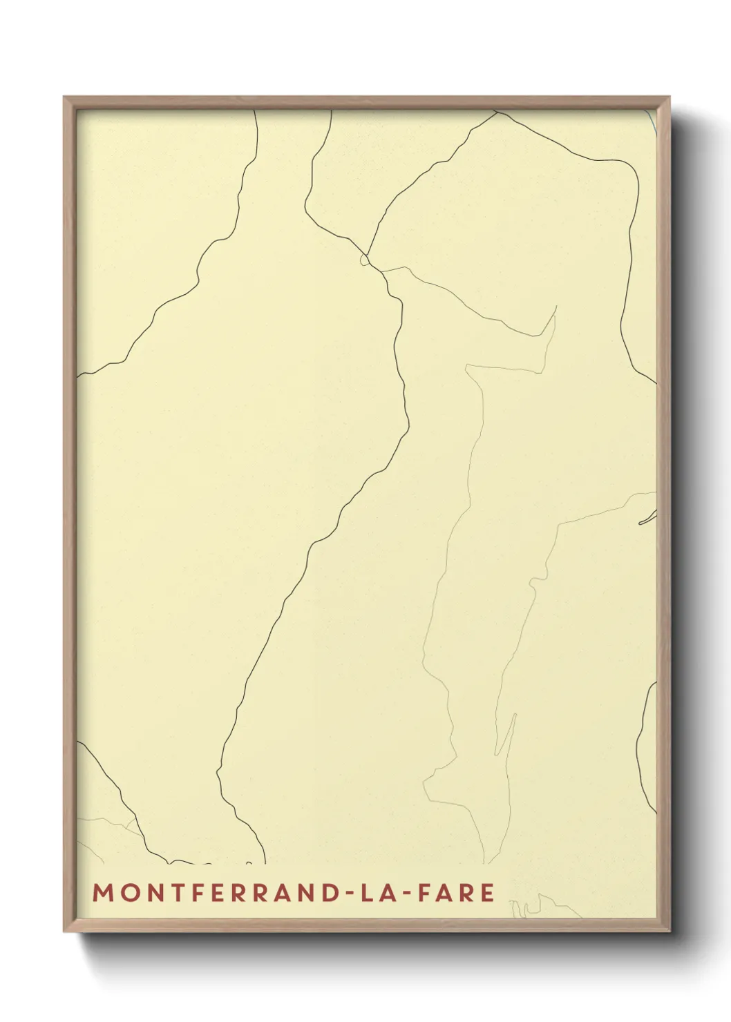 Un poster carteMontferrand-la-Fare