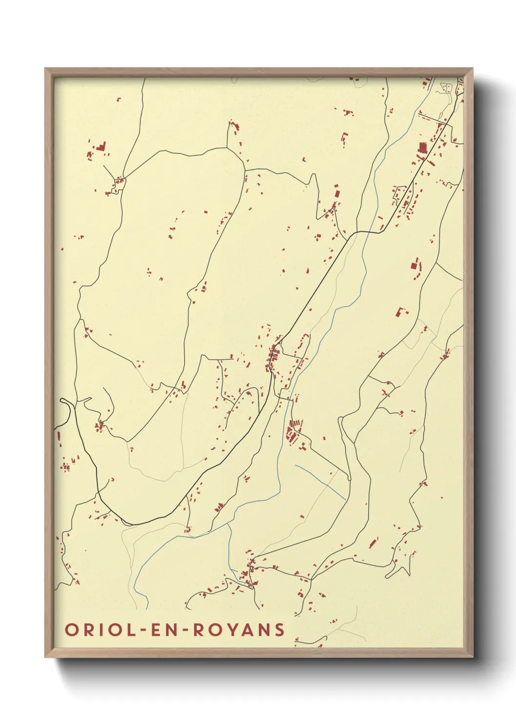 Un poster carteOriol-en-Royans