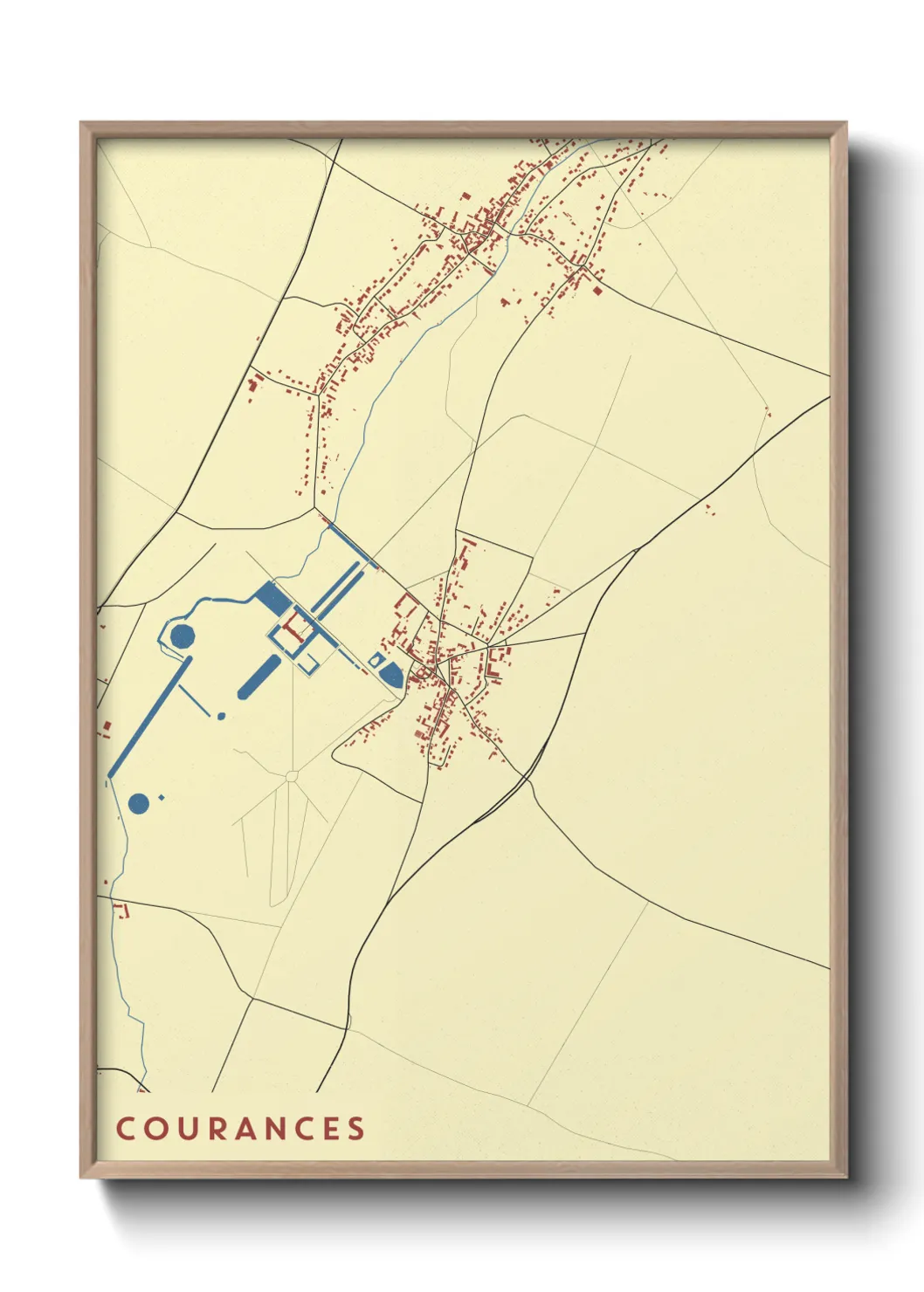 Un poster carteCourances