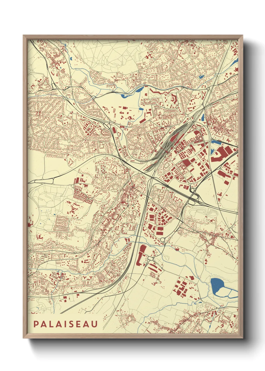 Un poster cartePalaiseau