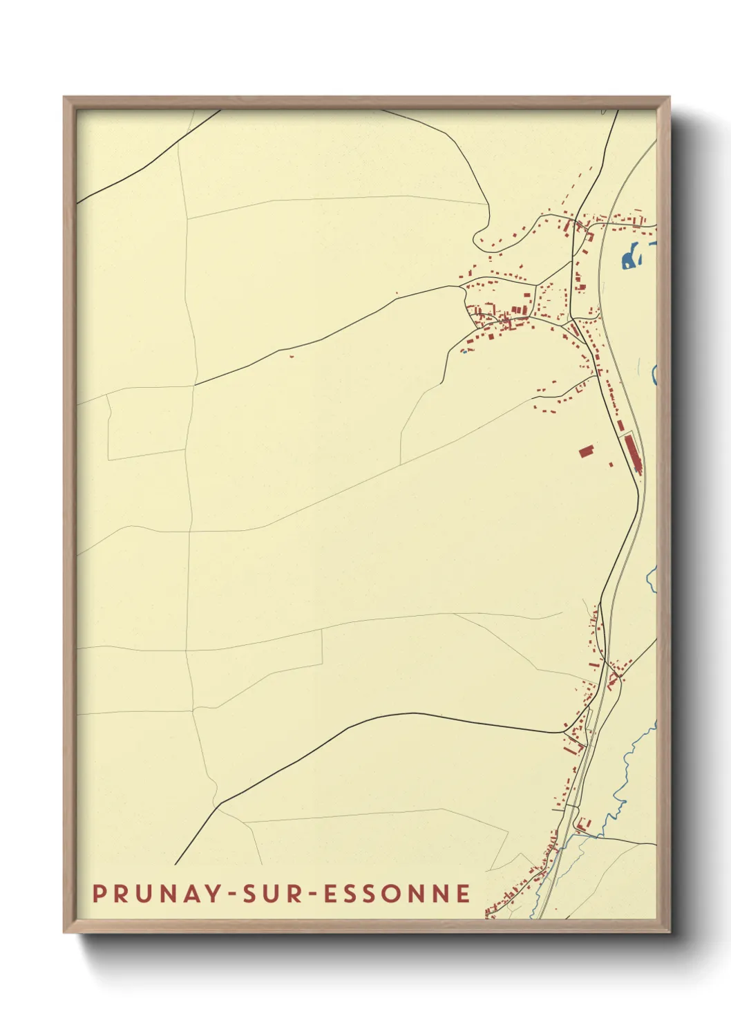 Un poster cartePrunay-sur-Essonne