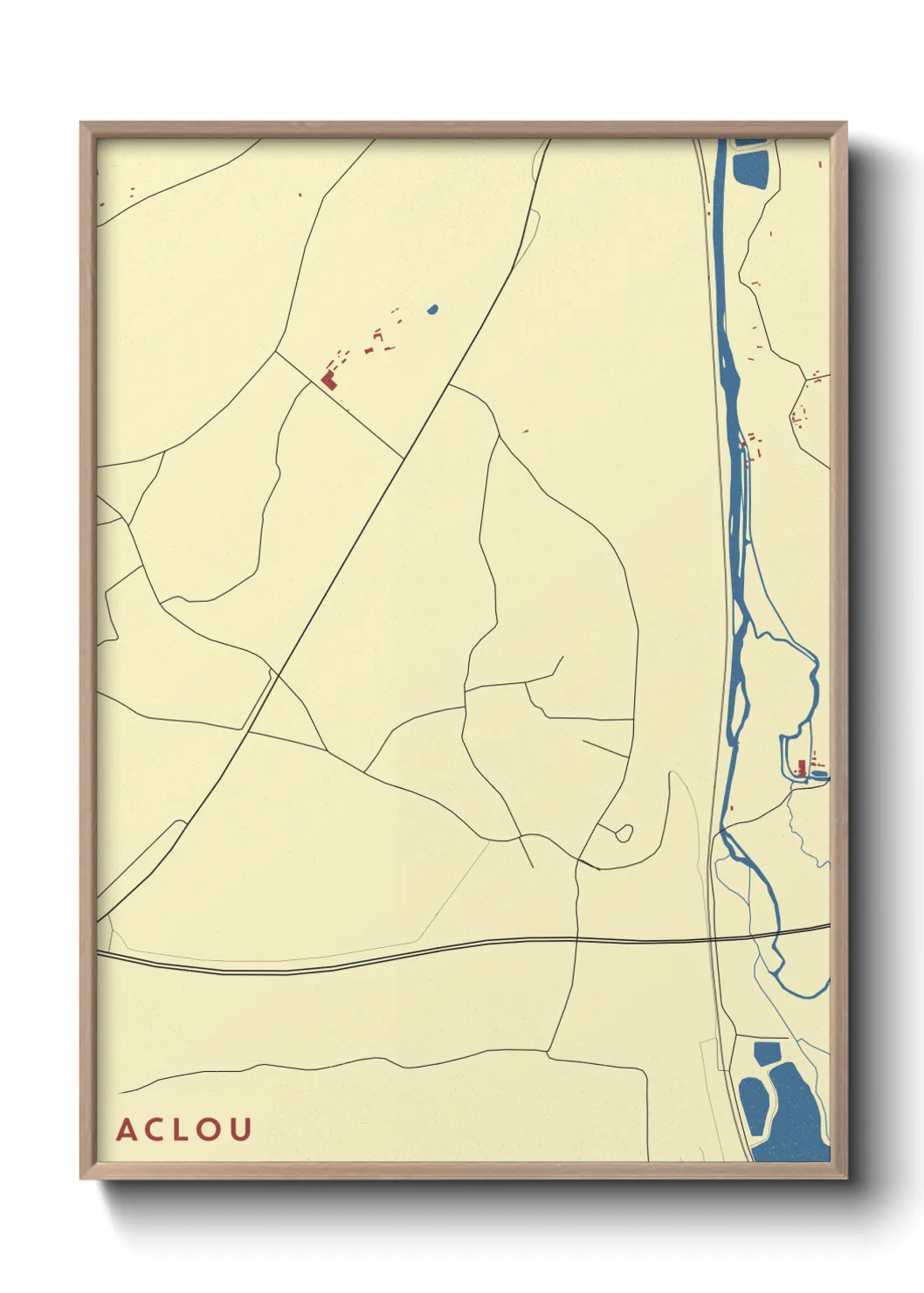 Un poster carteAclou