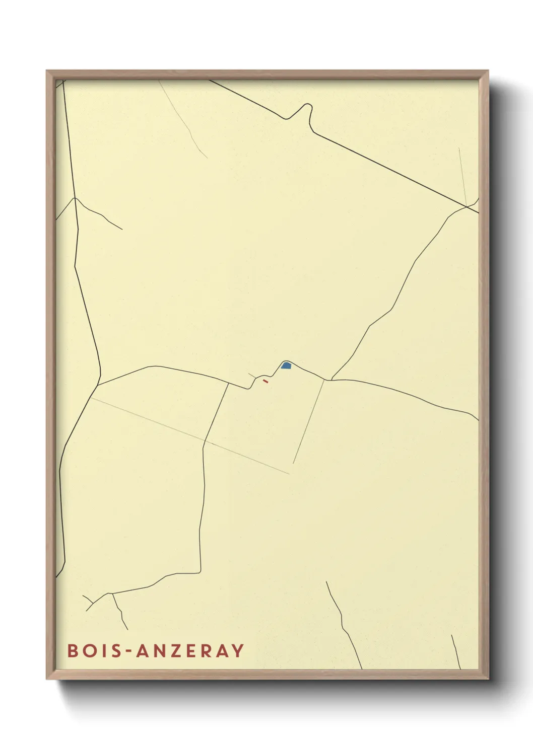 Un poster carteBois-Anzeray