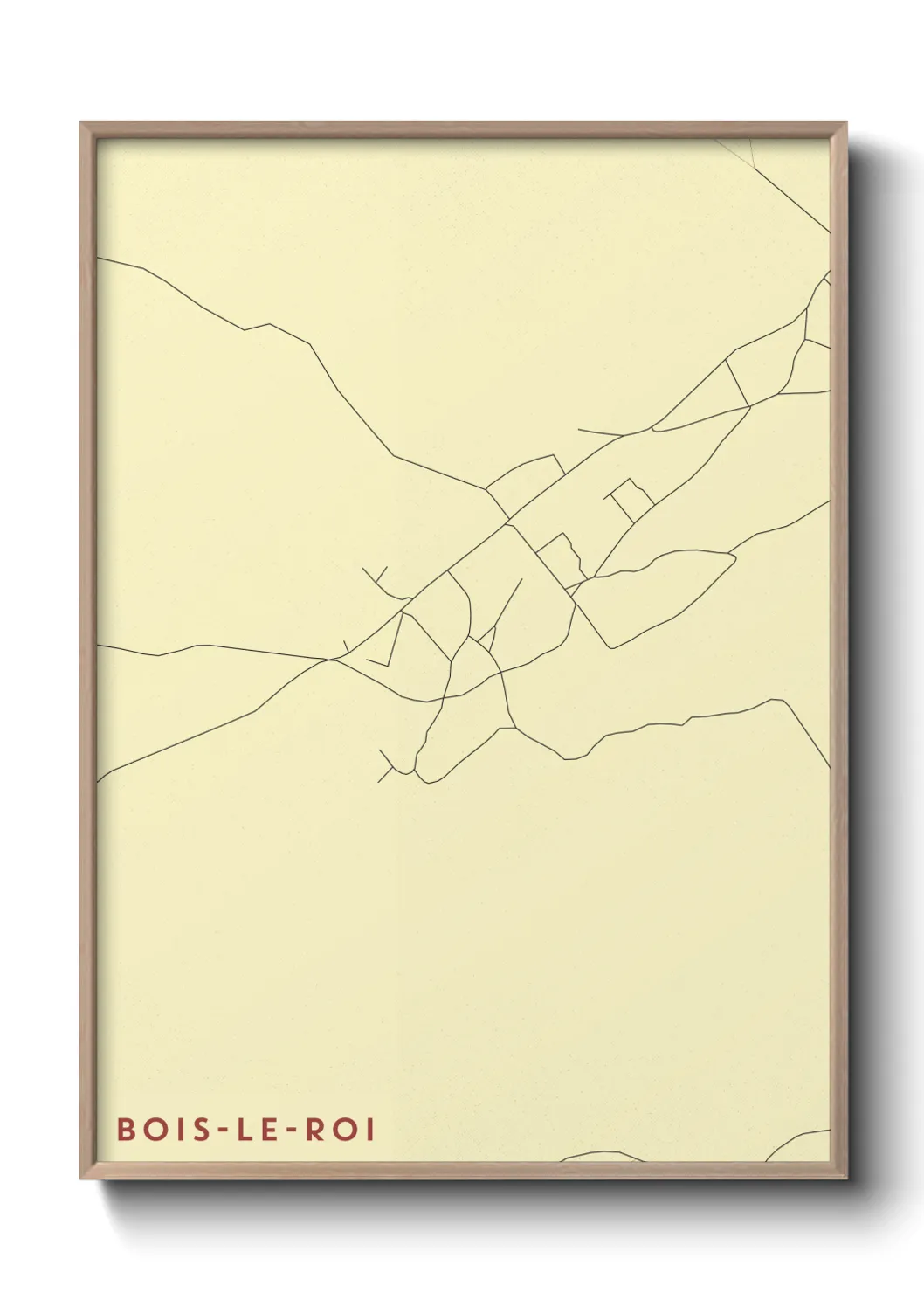 Un poster carteBois-le-Roi