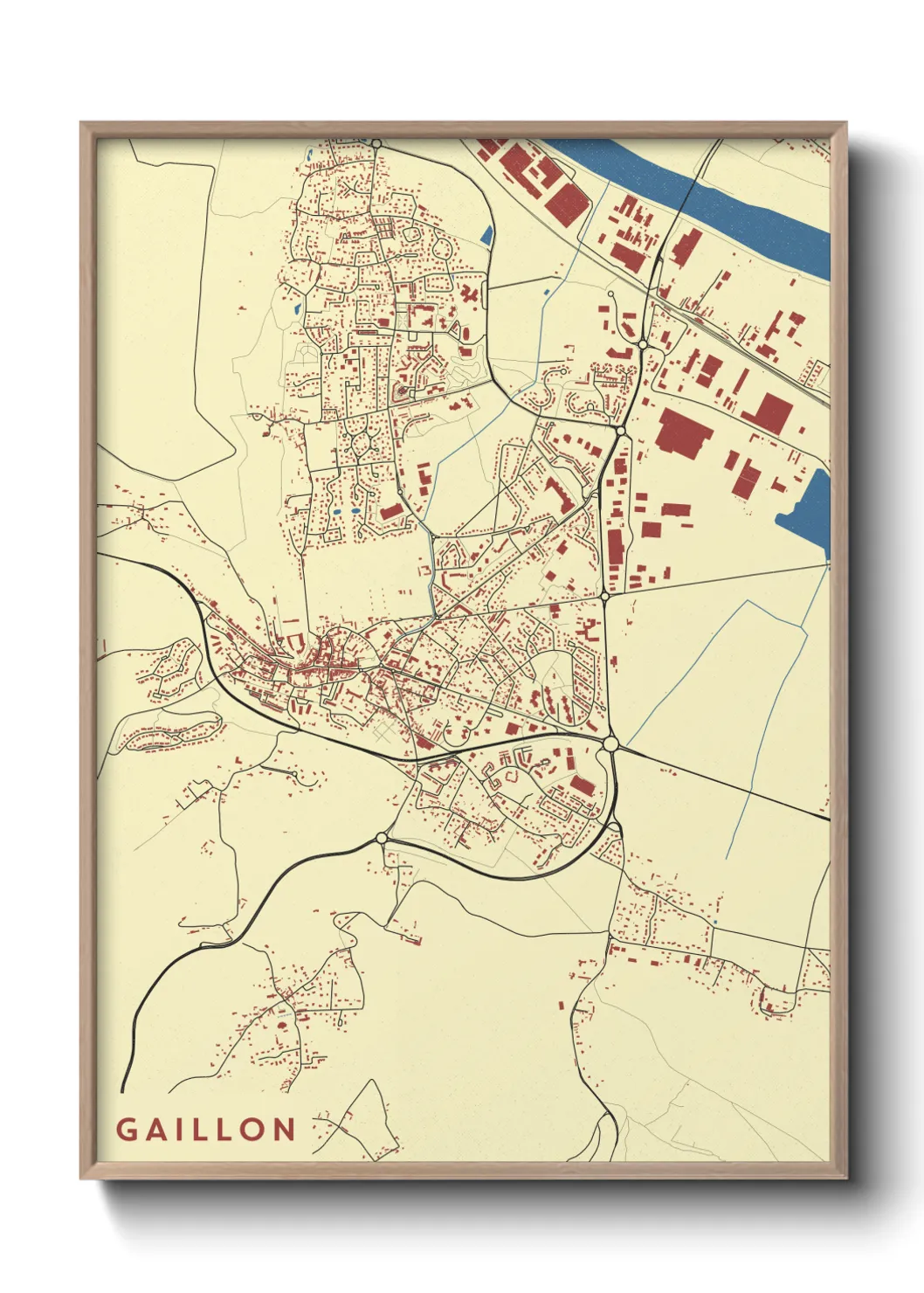Un poster carteGaillon