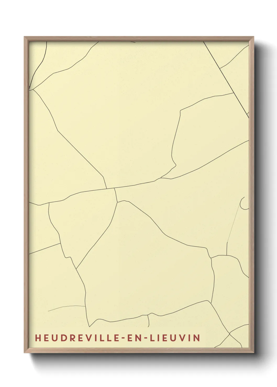 Un poster carteHeudreville-en-Lieuvin