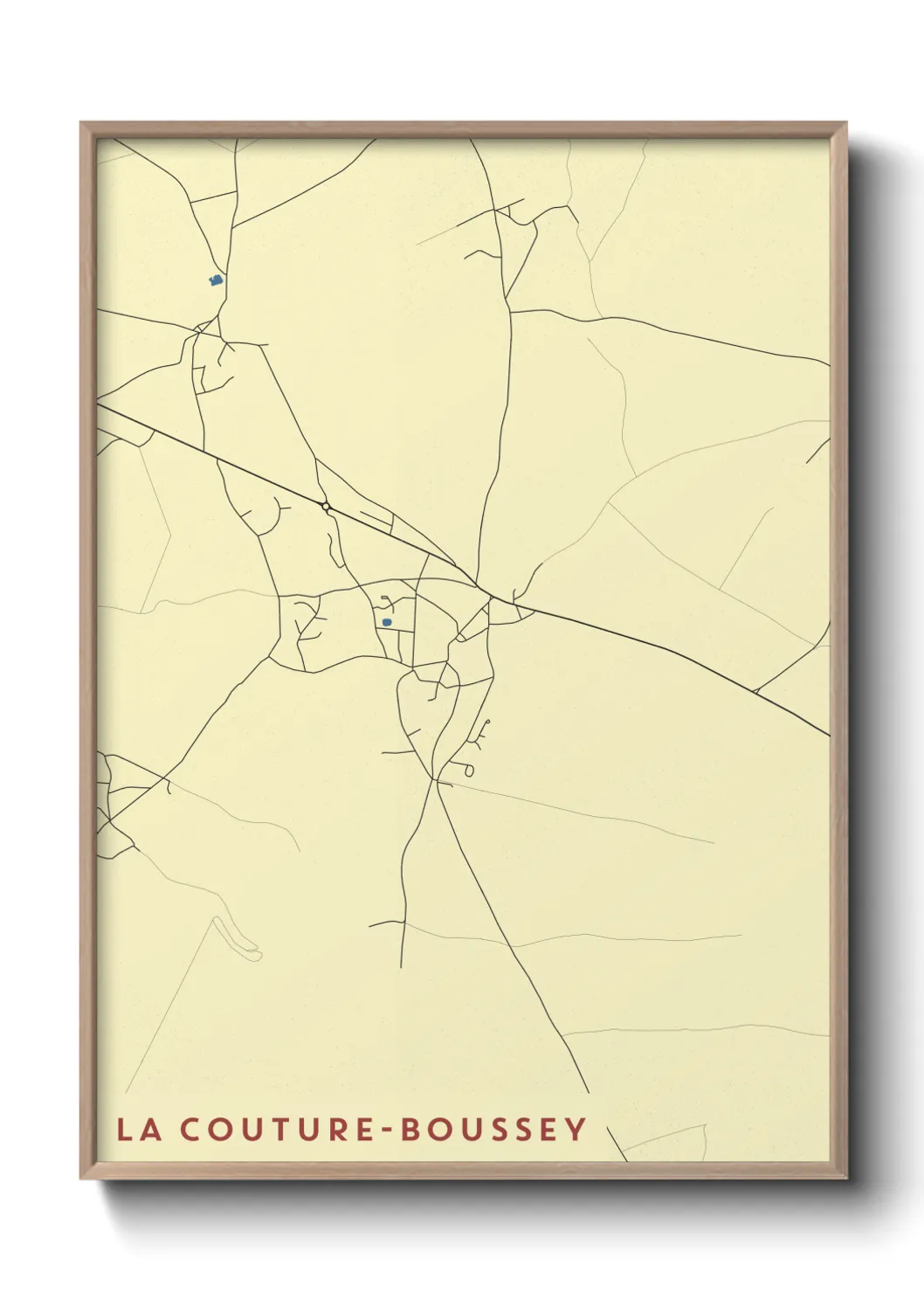 Un poster carteLa Couture-Boussey