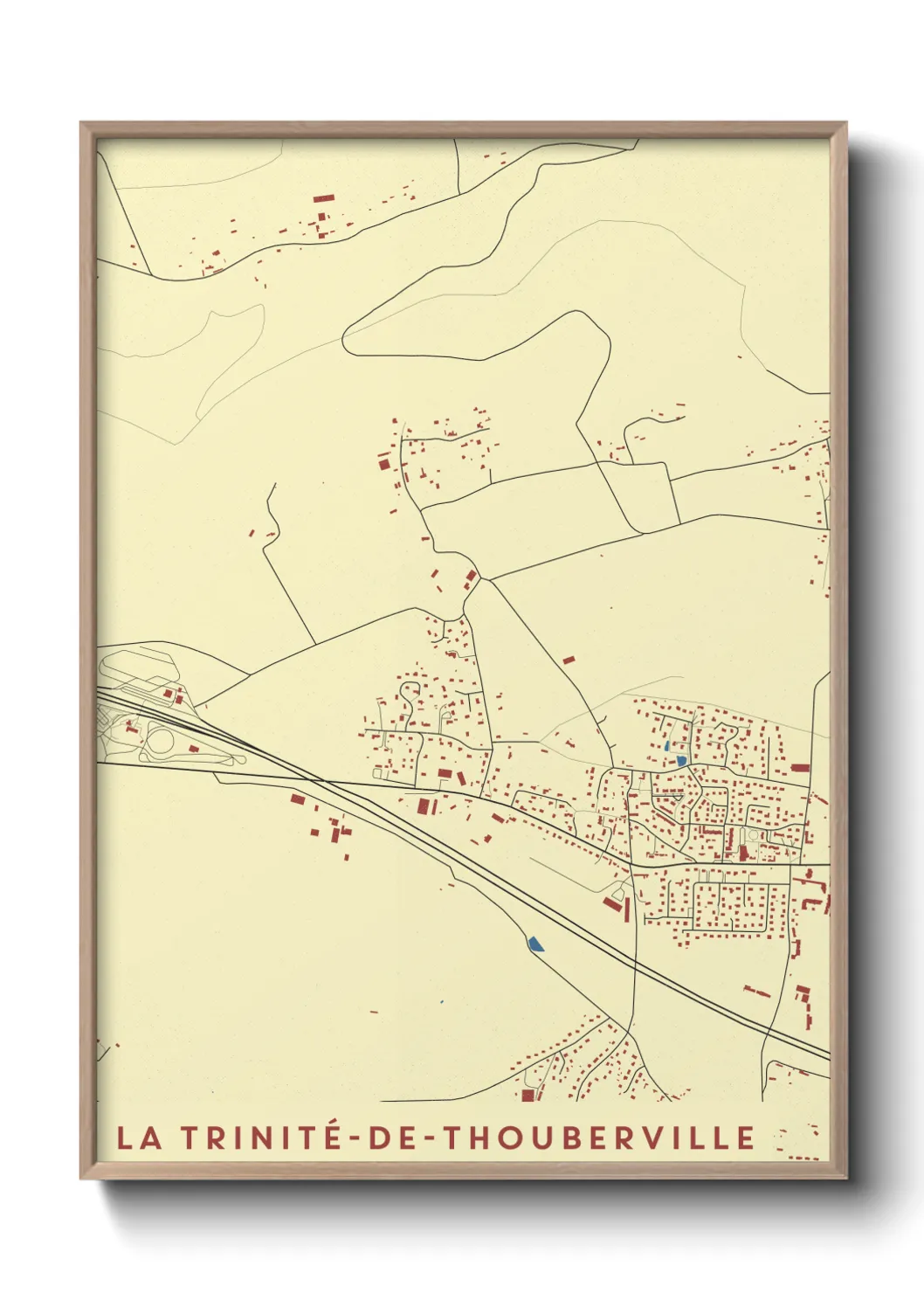 Un poster carteLa Trinité-de-Thouberville