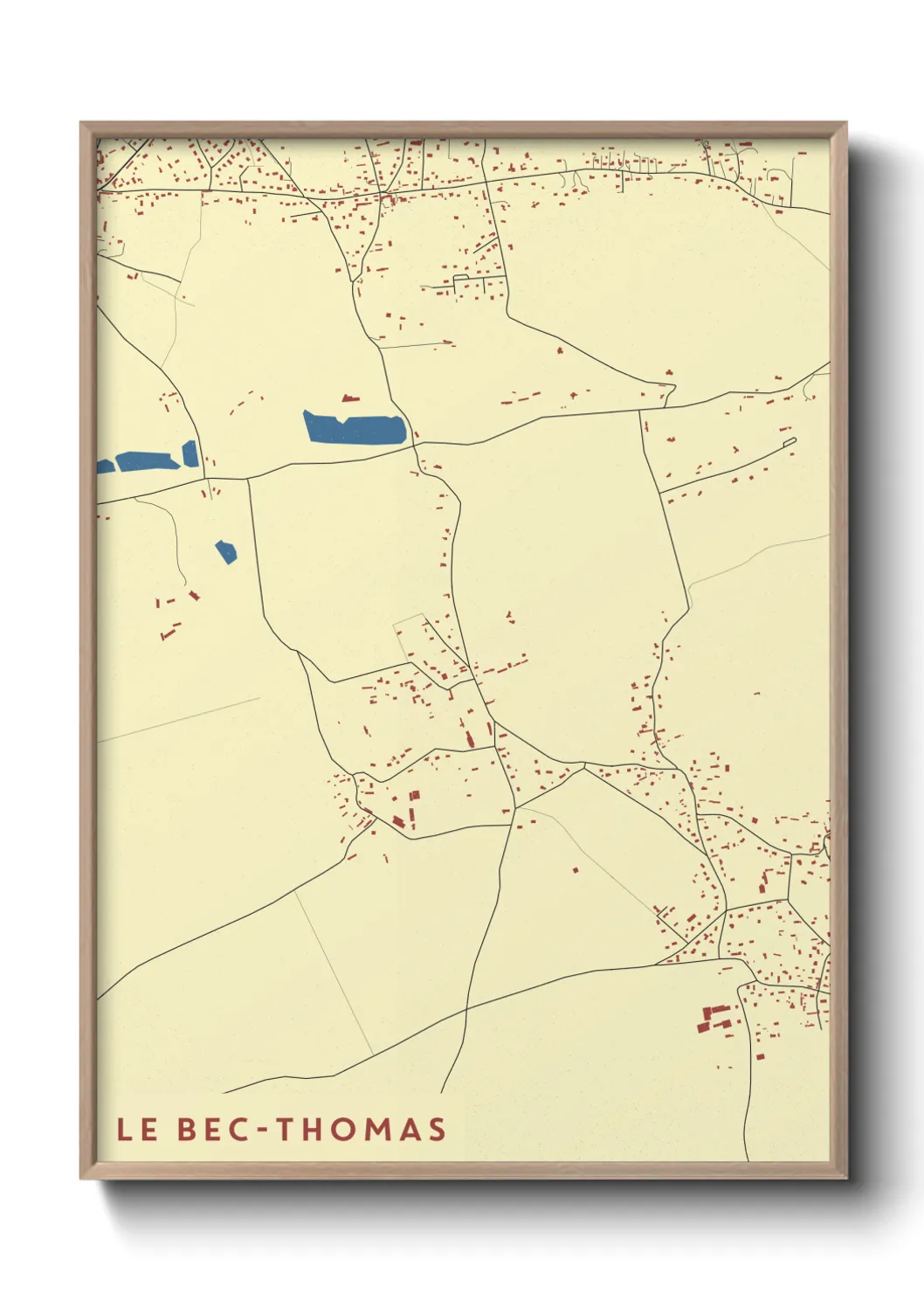 Un poster carteLe Bec-Thomas