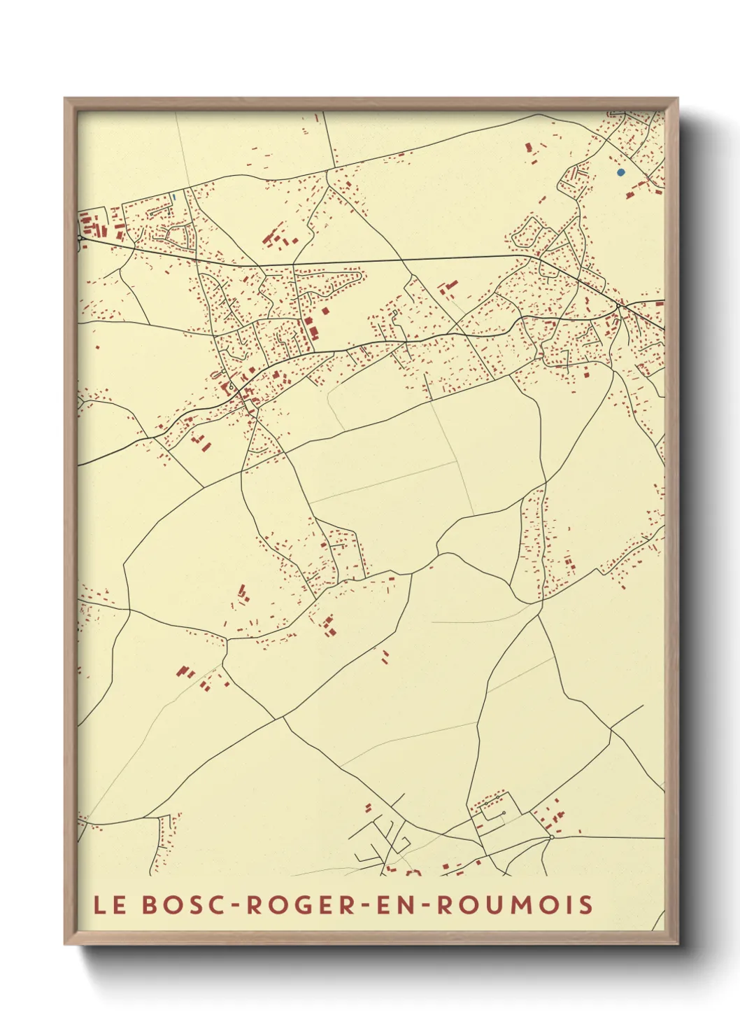 Un poster carteLe Bosc-Roger-en-Roumois