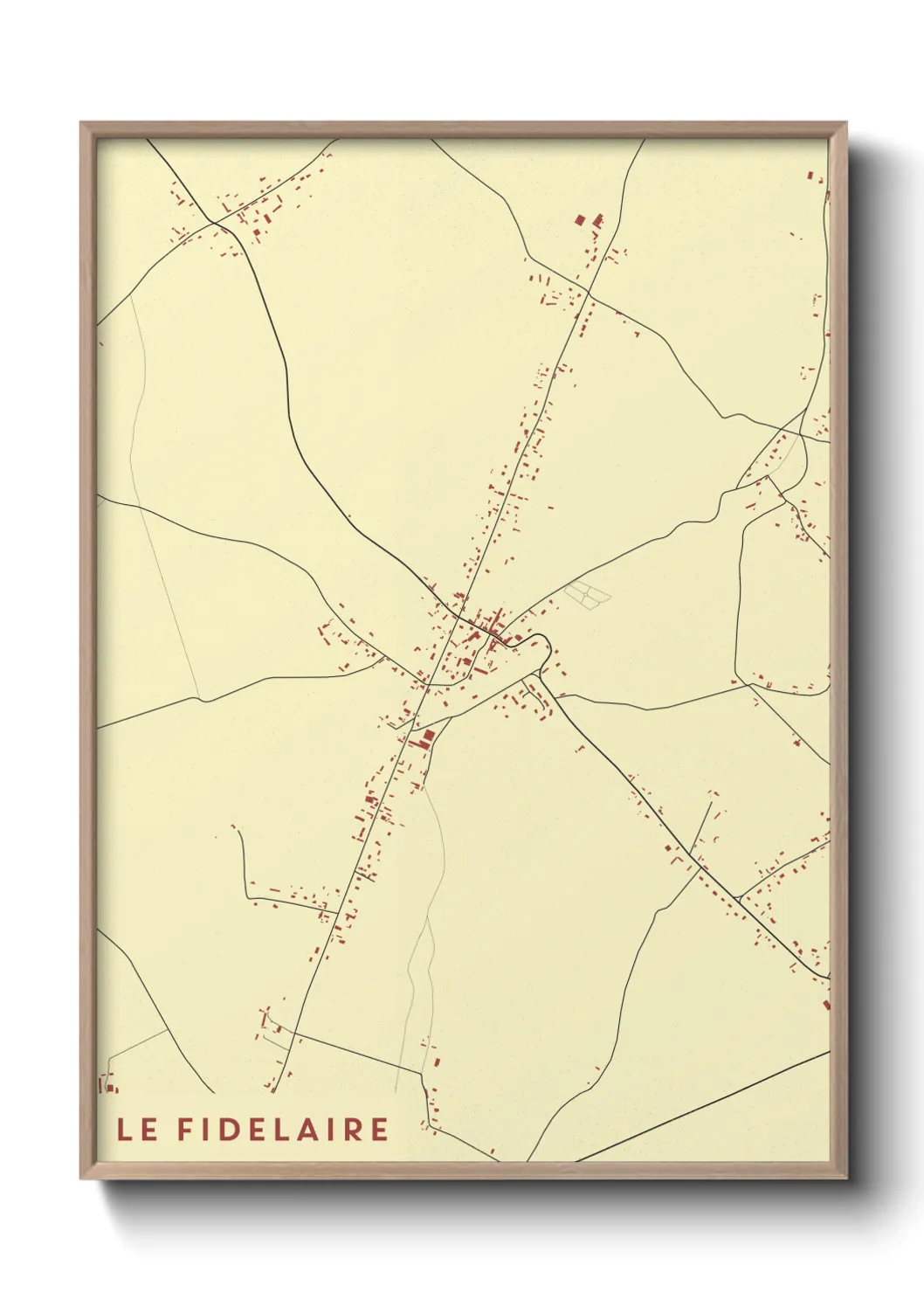 Une affiche de carte sur Le Fidelaire