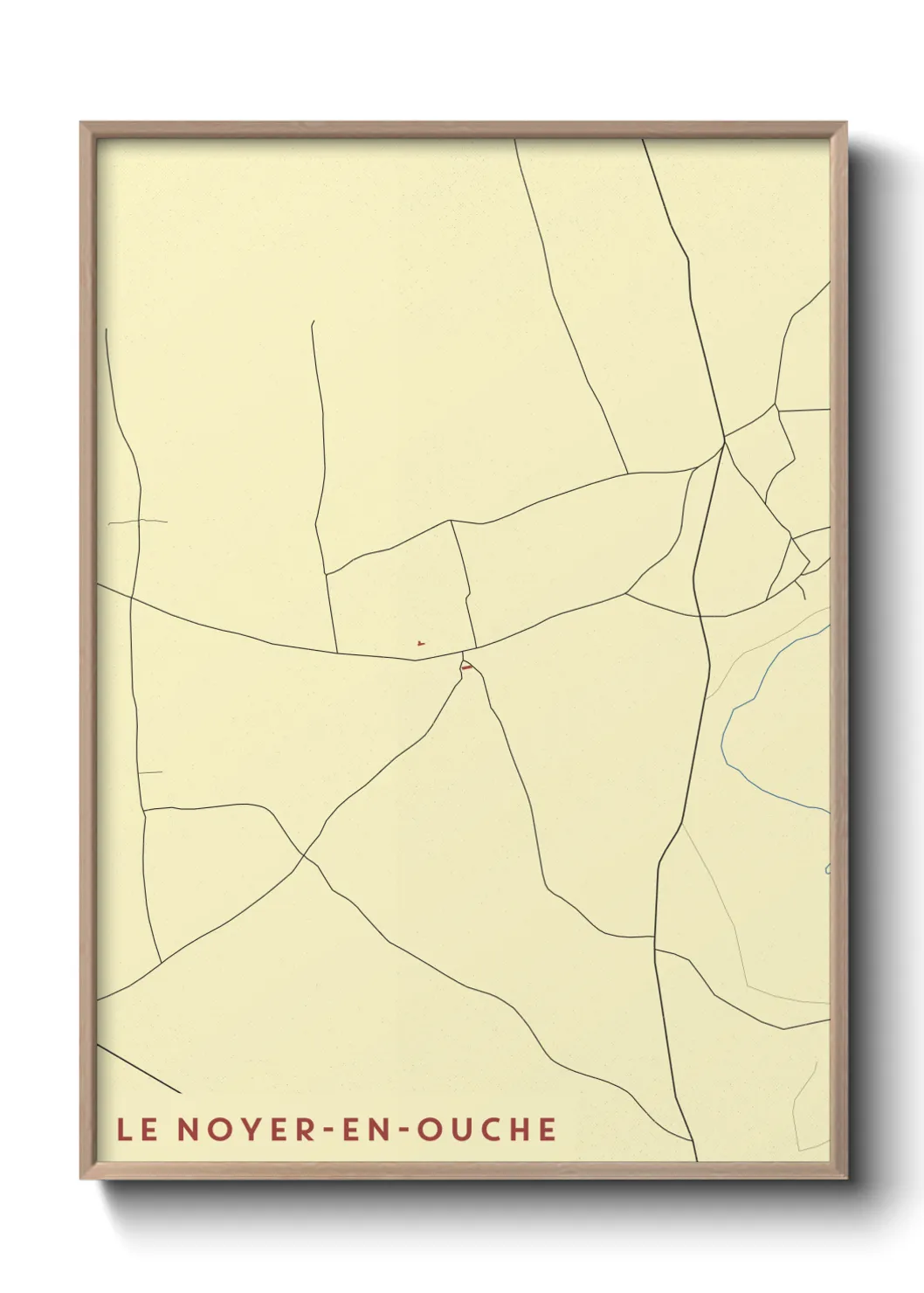 Un poster carteLe Noyer-en-Ouche