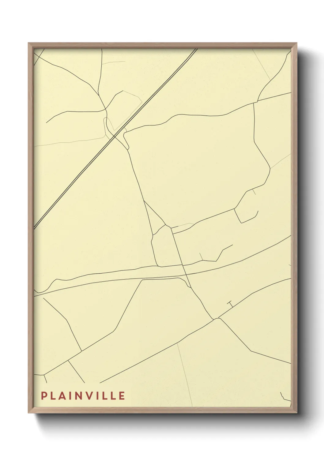 Un poster cartePlainville